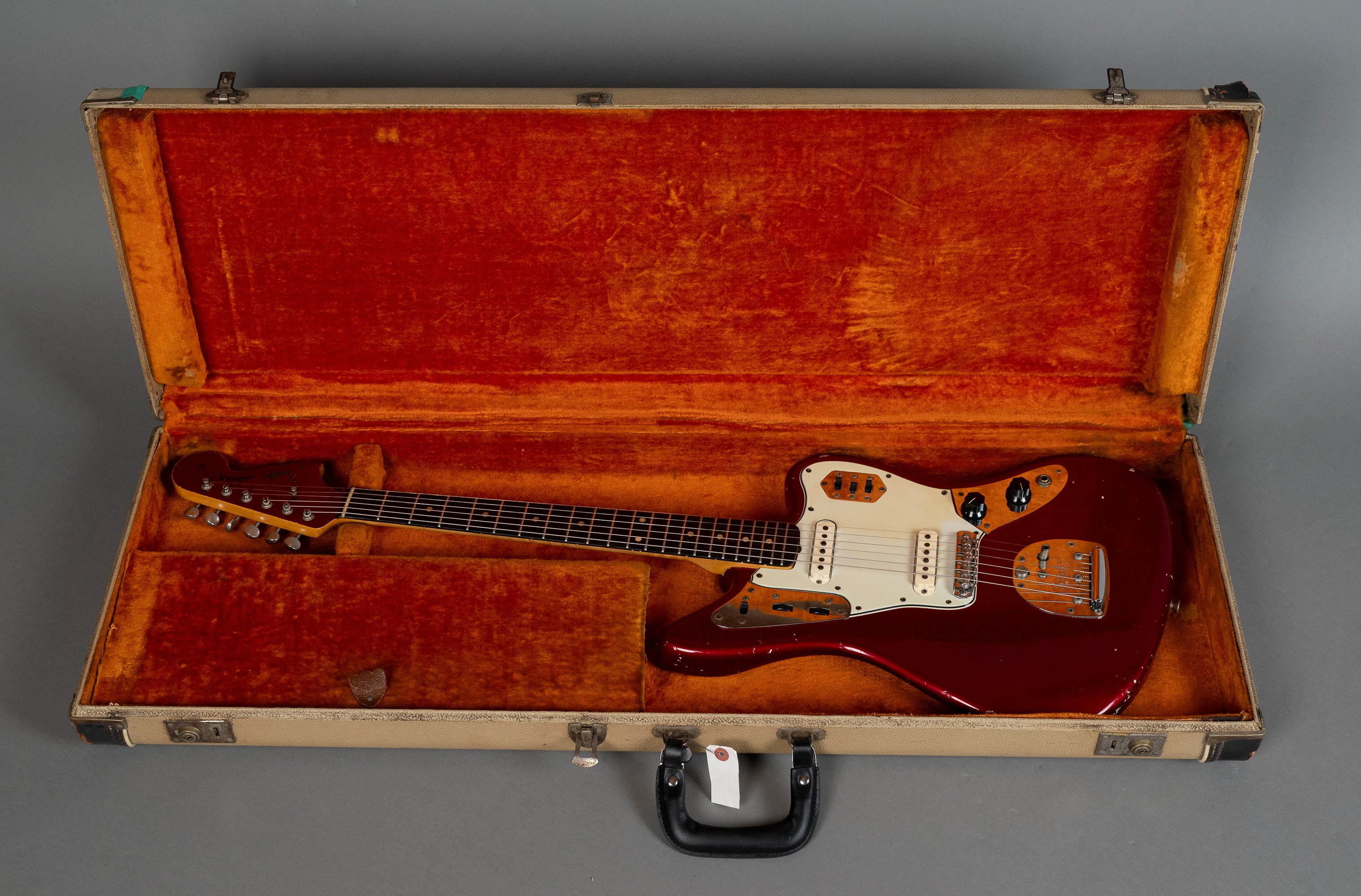 1964 Fender Jaguar (USA, Candy Apple Red, OHSC)