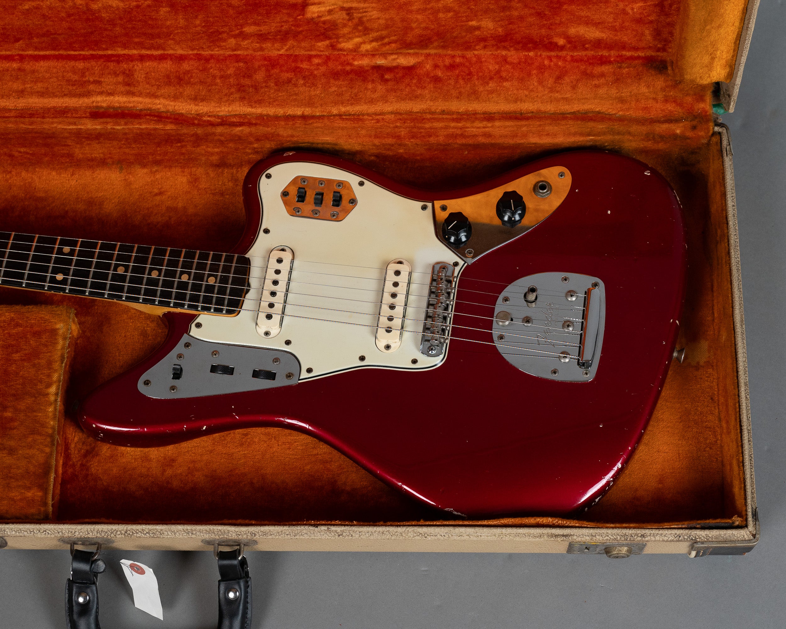 1964 Fender Jaguar (USA, Candy Apple Red, OHSC)