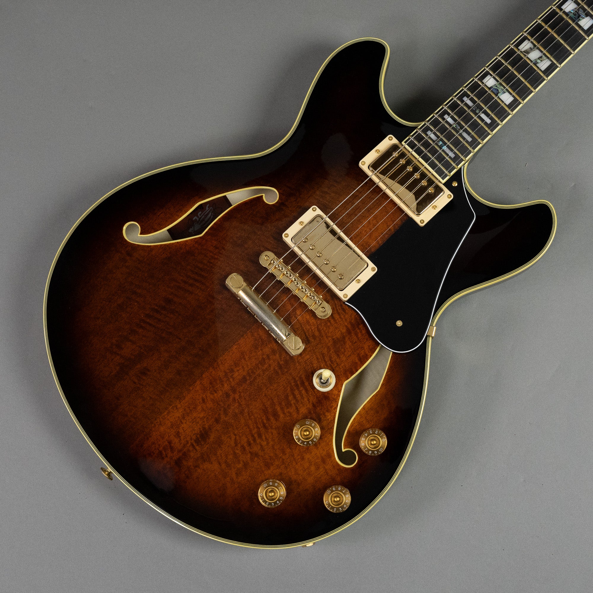 2022 Ibanez JSM100 John Scofield (Japan, Vintage Sunburst, OHSC)