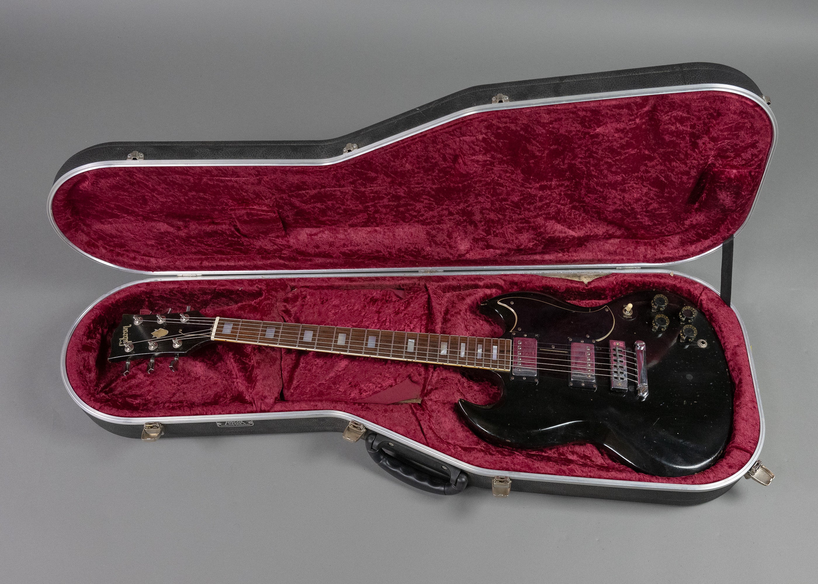 1972 Gibson SG (USA, Factory Black, Hiscox Case)