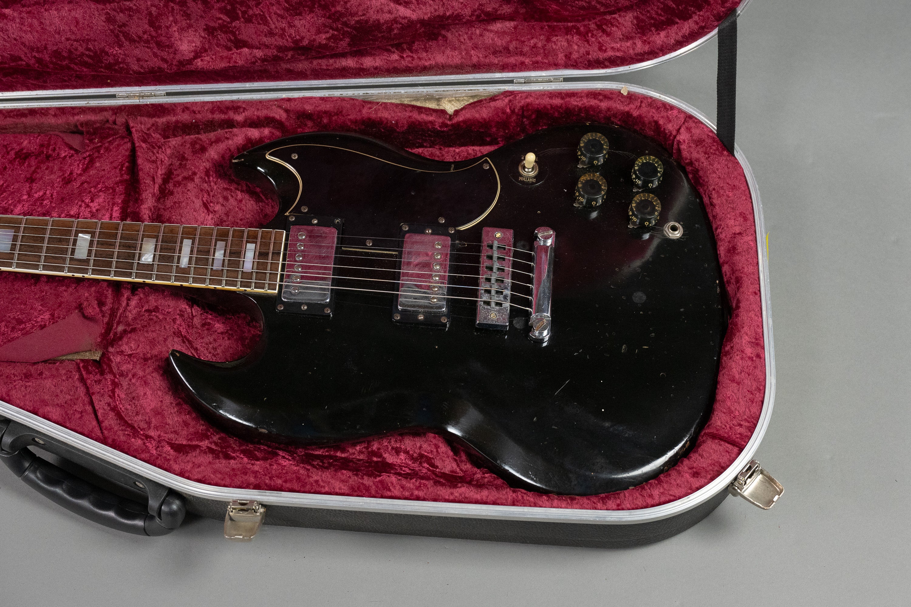 1972 Gibson SG (USA, Factory Black, Hiscox Case)