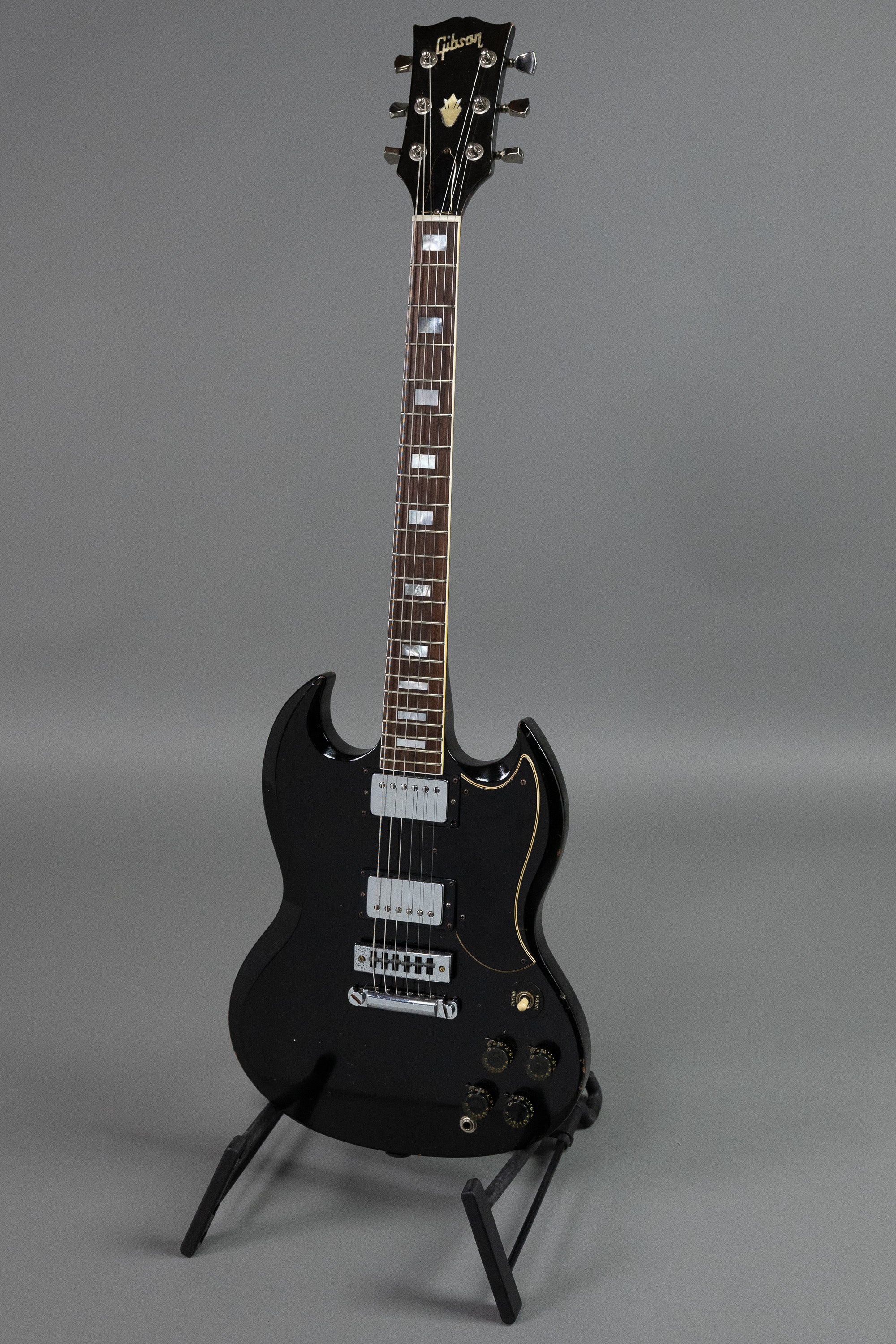 1972 Gibson SG (USA, Factory Black, Hiscox Case)