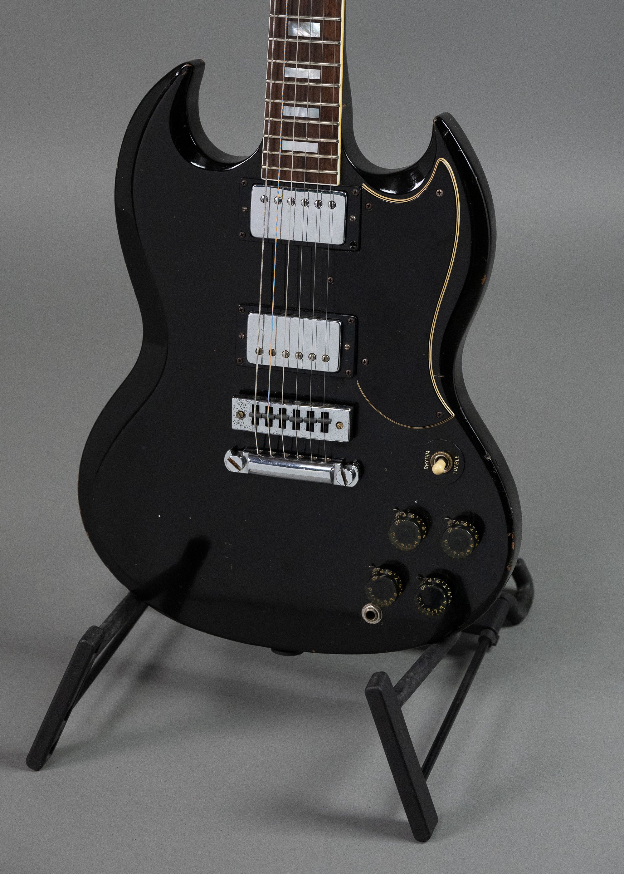 1972 Gibson SG (USA, Factory Black, Hiscox Case)