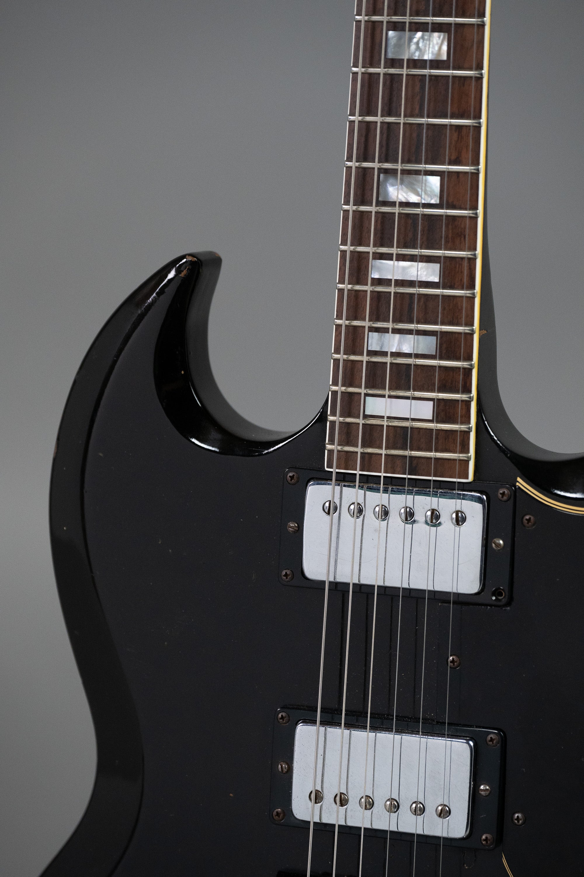 1972 Gibson SG (USA, Factory Black, Hiscox Case)