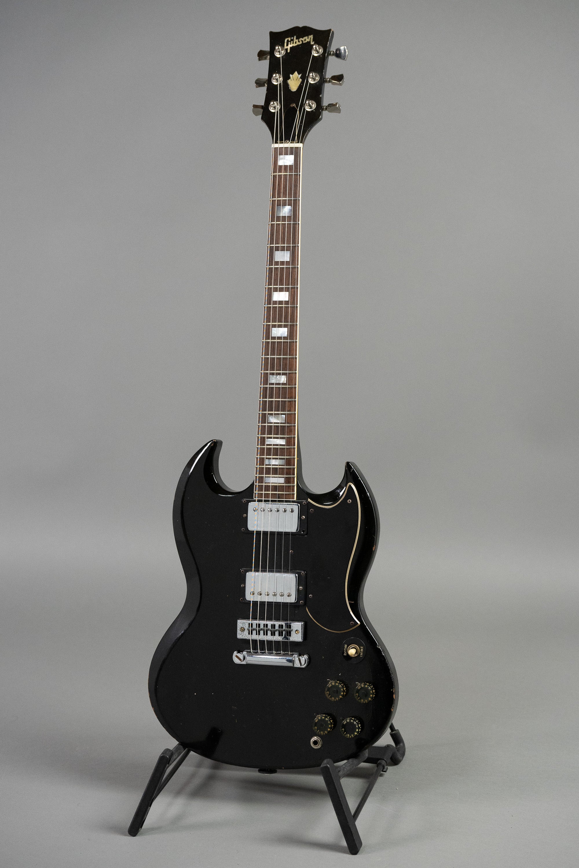 1972 Gibson SG (USA, Factory Black, Hiscox Case)