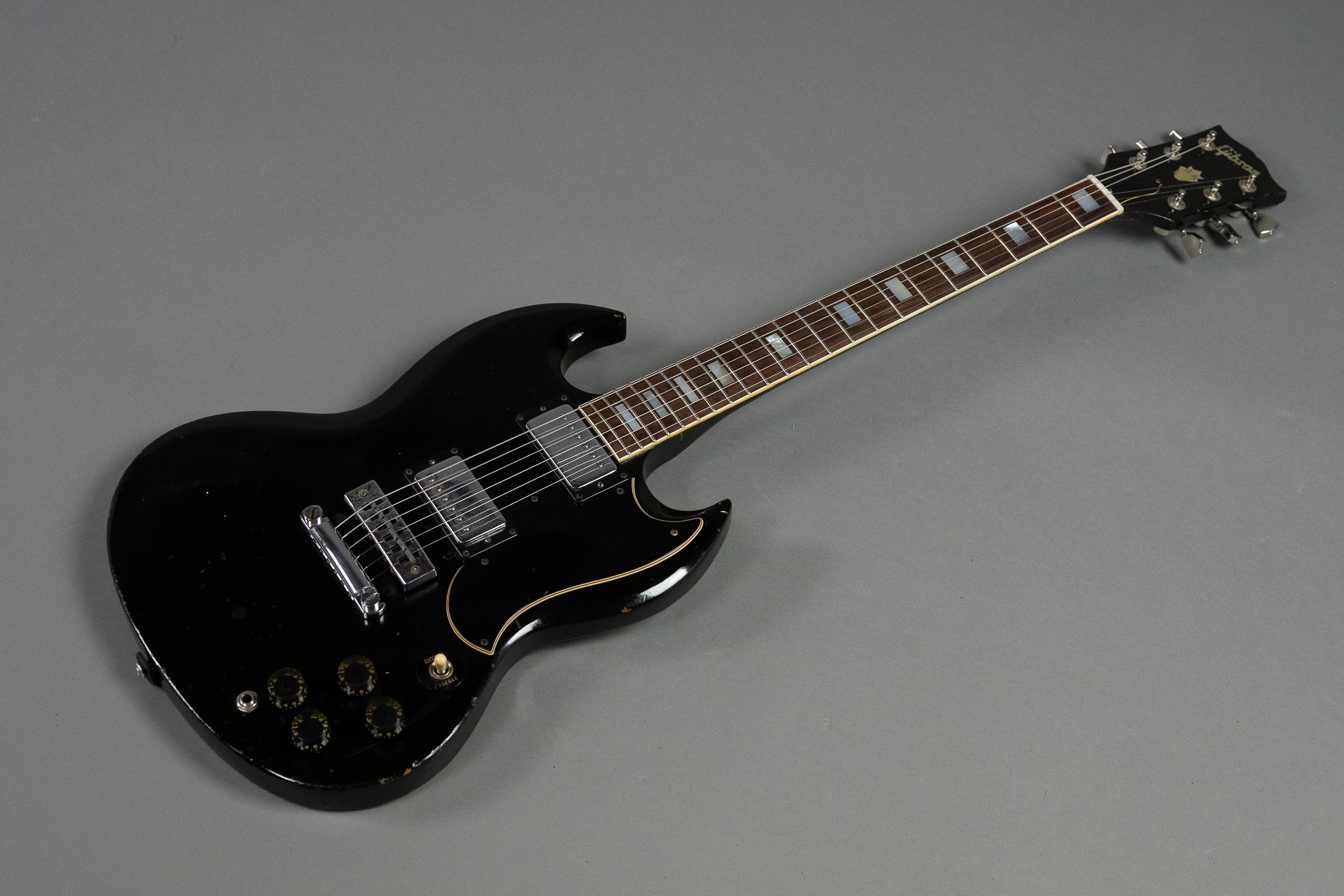 1972 Gibson SG (USA, Factory Black, Hiscox Case)