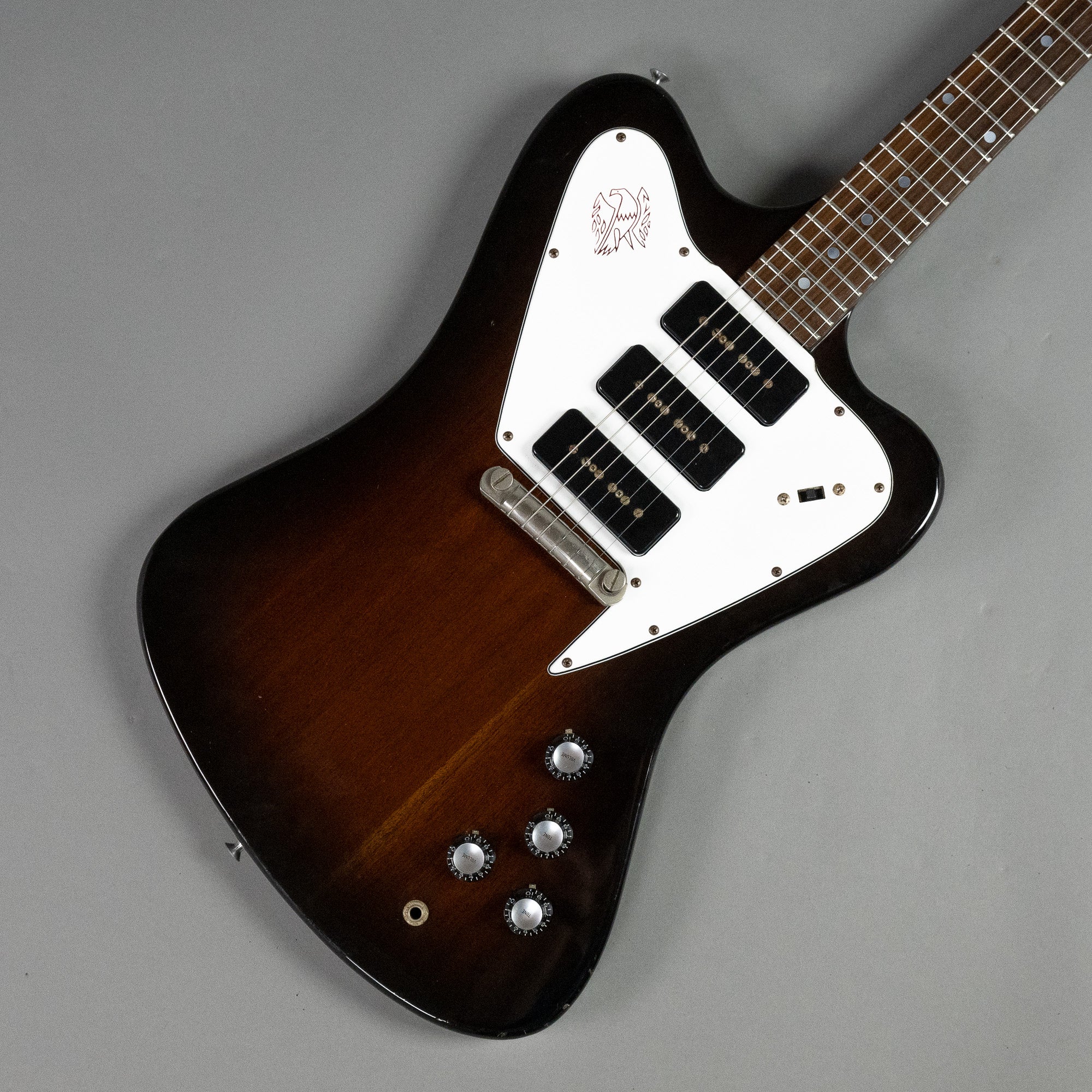 c1980 Burny FB-85 3 Pickup Non-Reverse Firebird (Japan, Sunburst)