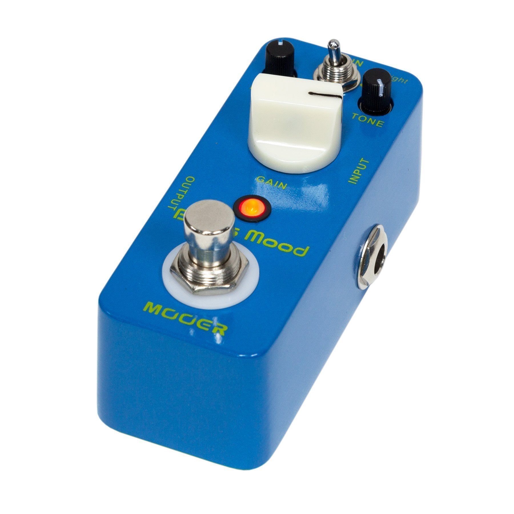 Mooer Blues Mood Classic Blues Overdrive Micro Bass Guitar Effects Pedal