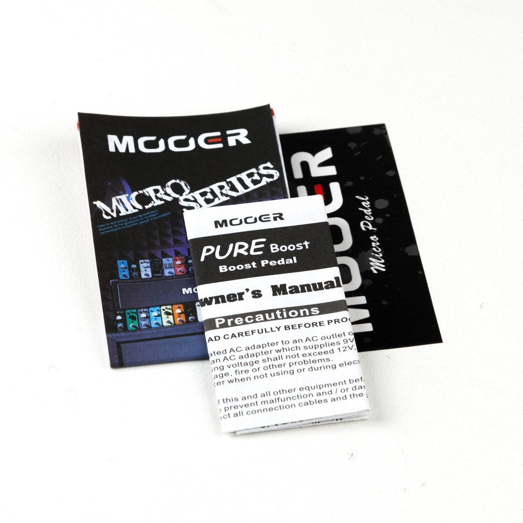 mooer pure boost pedal Mooer Pure Boost Clean Boost Micro Guitar Effects Pedal
