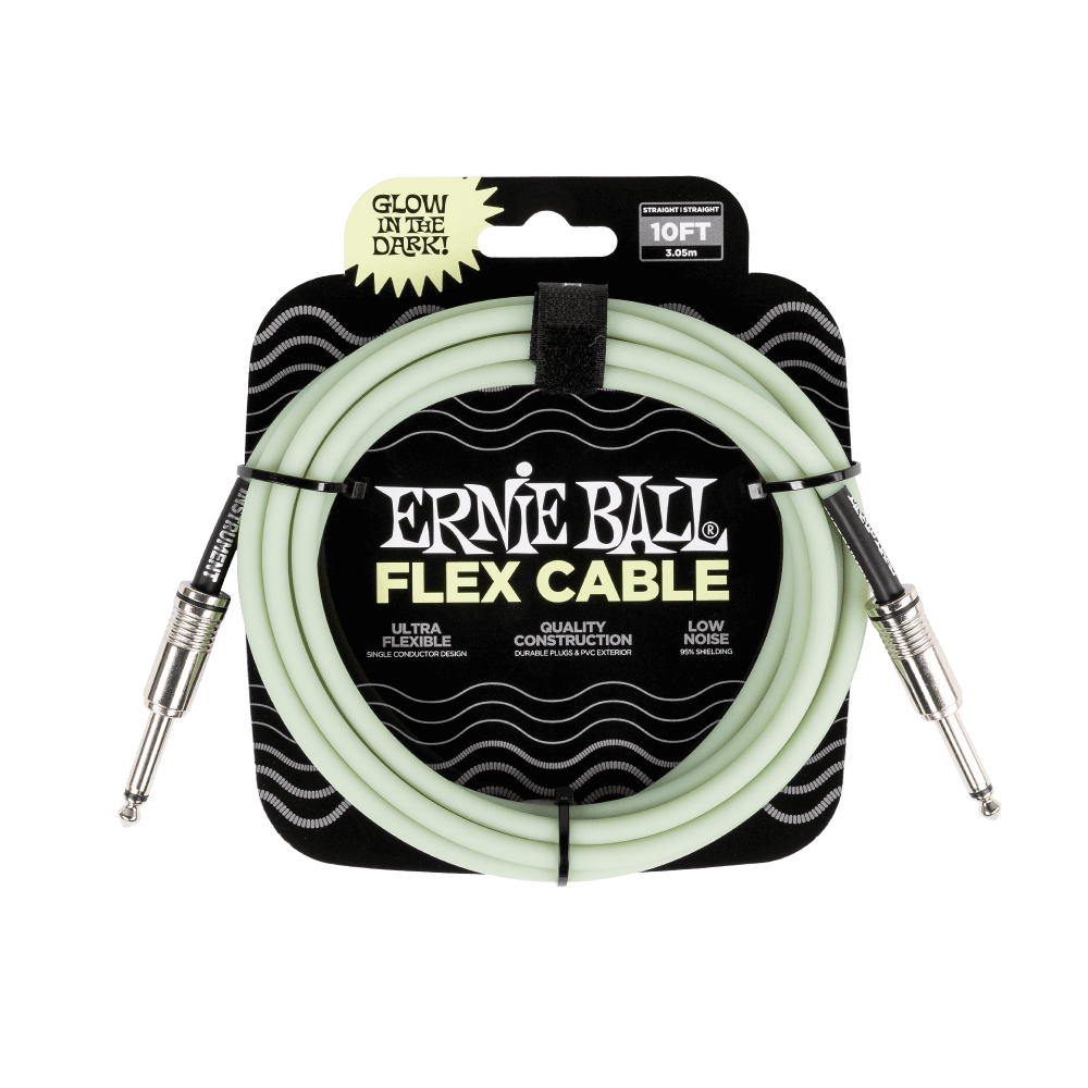 Ernie Ball Flex Instrument Cable 10ft (Various)