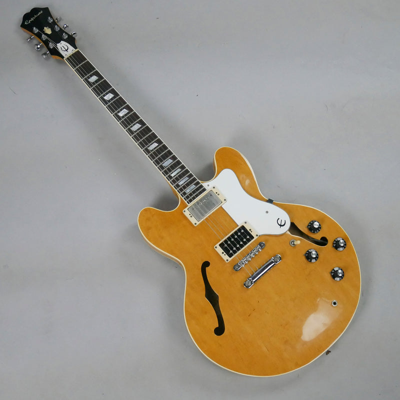 1984 Epiphone Riviera (Japan, Natural, OHSC)