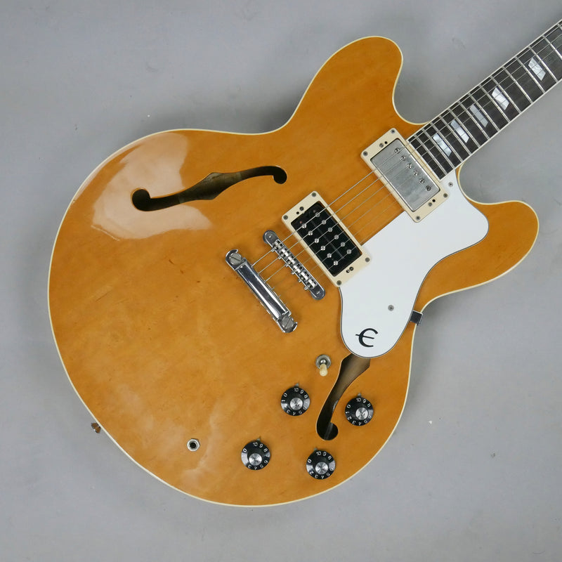 1984 Epiphone Riviera (Japan, Natural, OHSC)