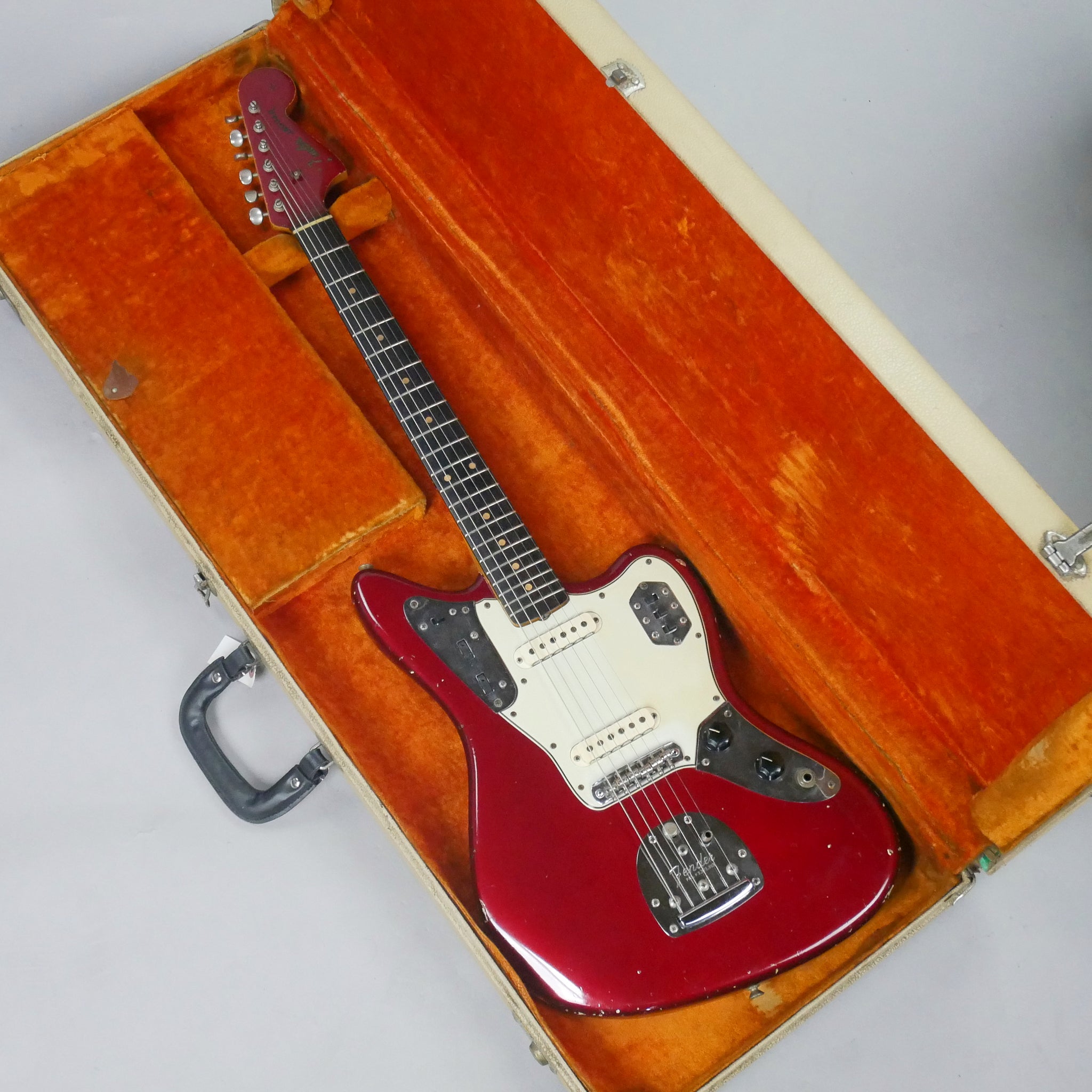 1964 Fender Jaguar (USA, Candy Apple Red, OHSC)