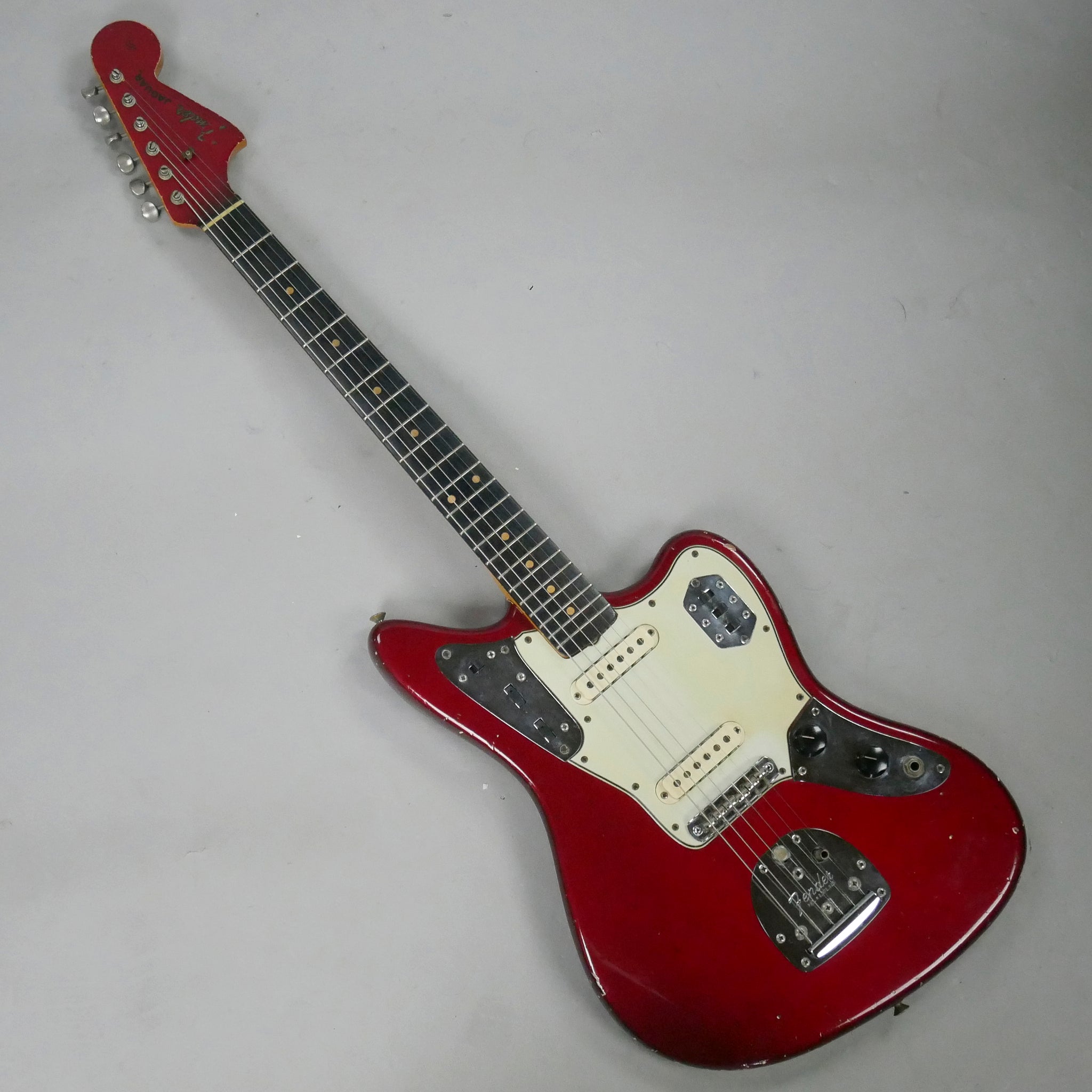 1964 Fender Jaguar (USA, Candy Apple Red, OHSC)