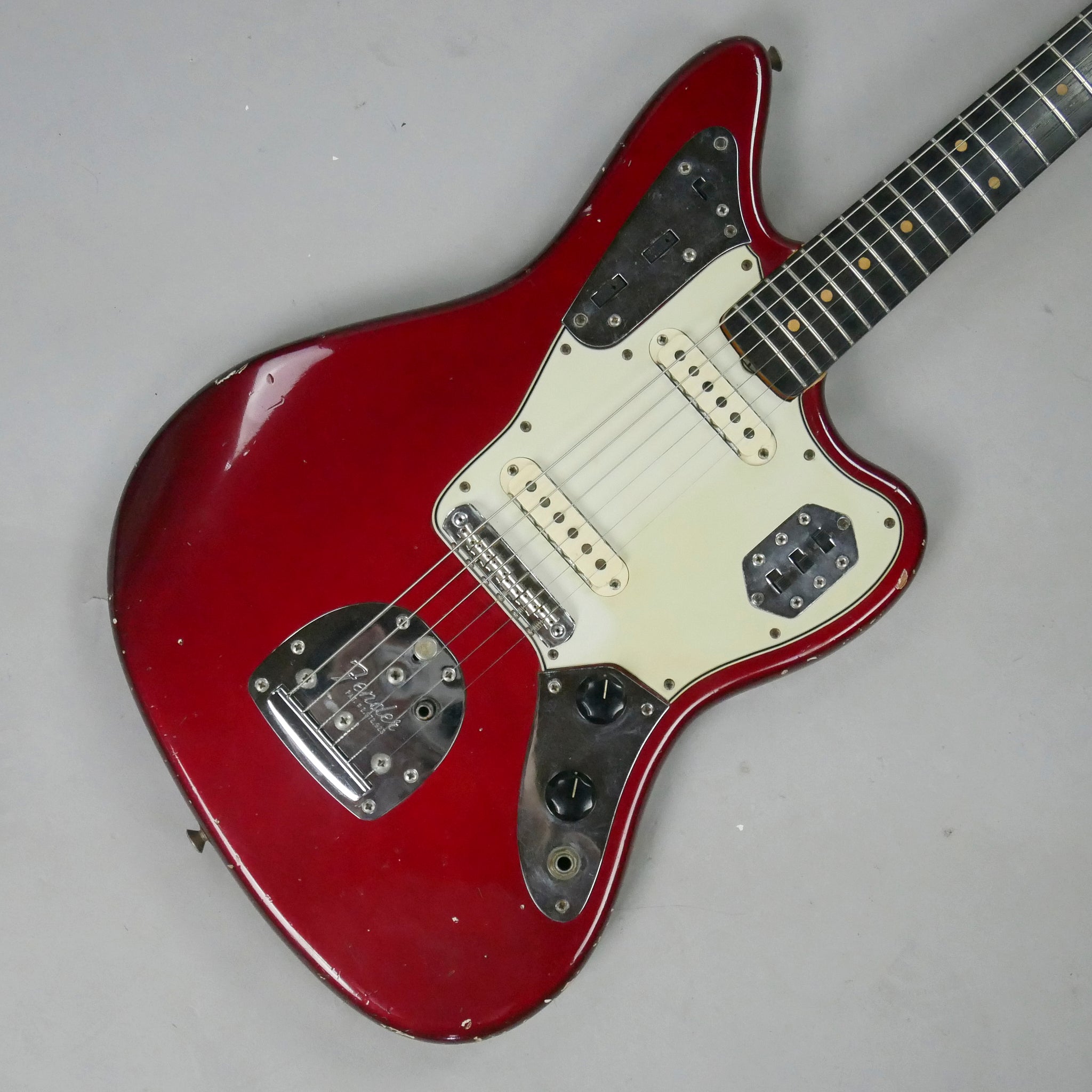 1964 Fender Jaguar (USA, Candy Apple Red, OHSC)