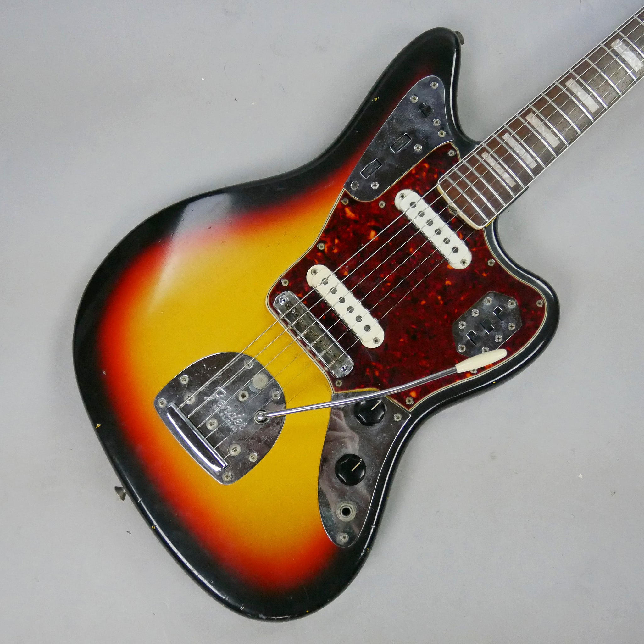 1966 Fender Jaguar (USA, Sunburst, HSC)