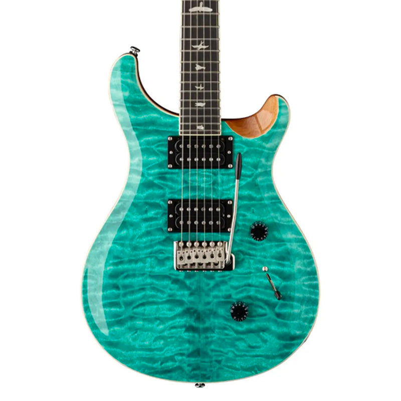 PRS SE Custom 24 Quilt (Ebony Fingerboard, Turquoise)
