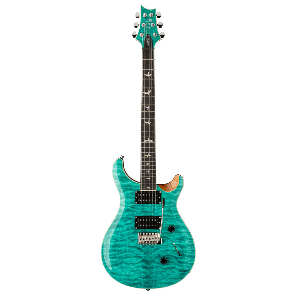 PRS SE Custom 24 Quilt (Ebony Fingerboard, Turquoise)