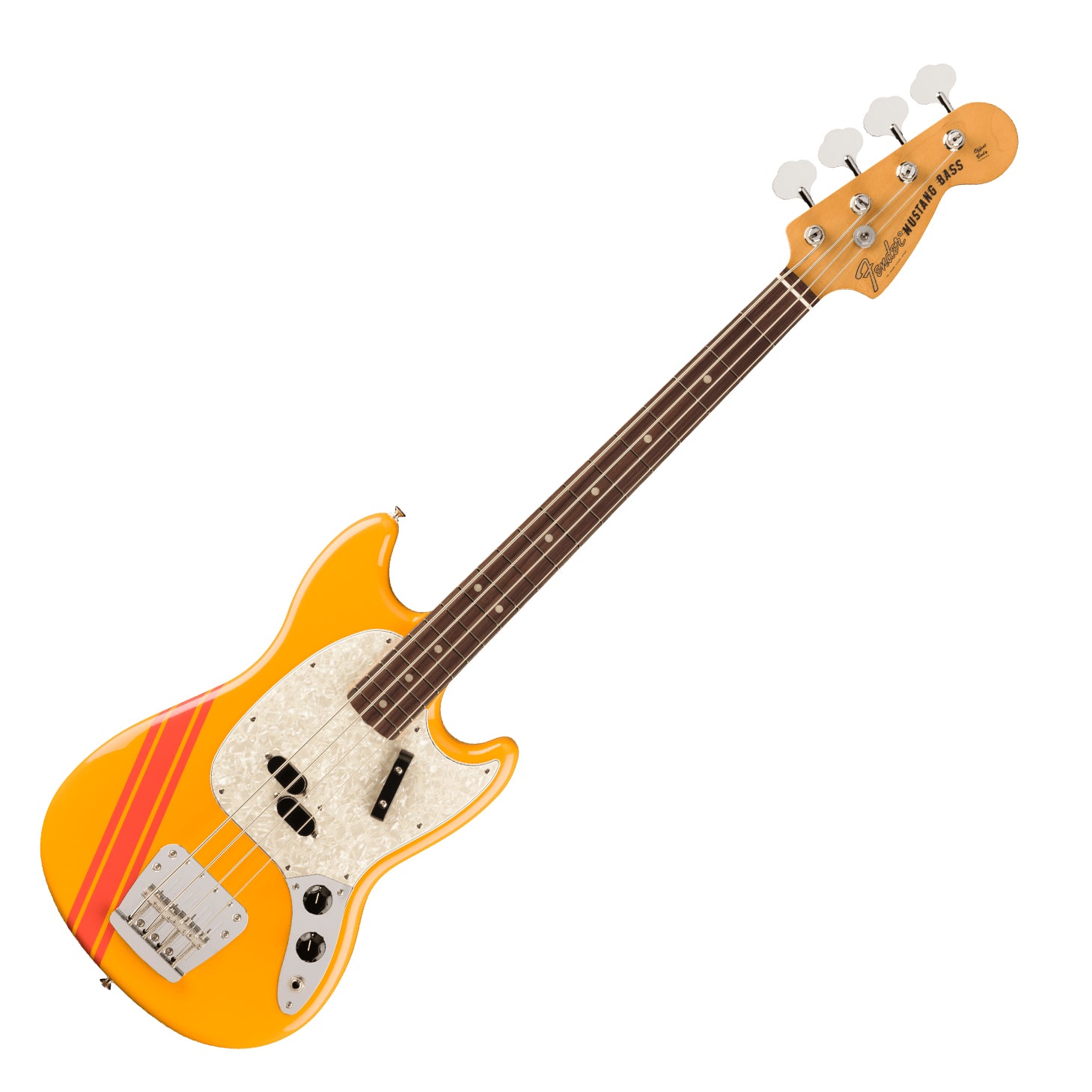 Fender Vintera II '70s Competition Mustang Bass (Rosewood Fingerboard, Competition Orange)