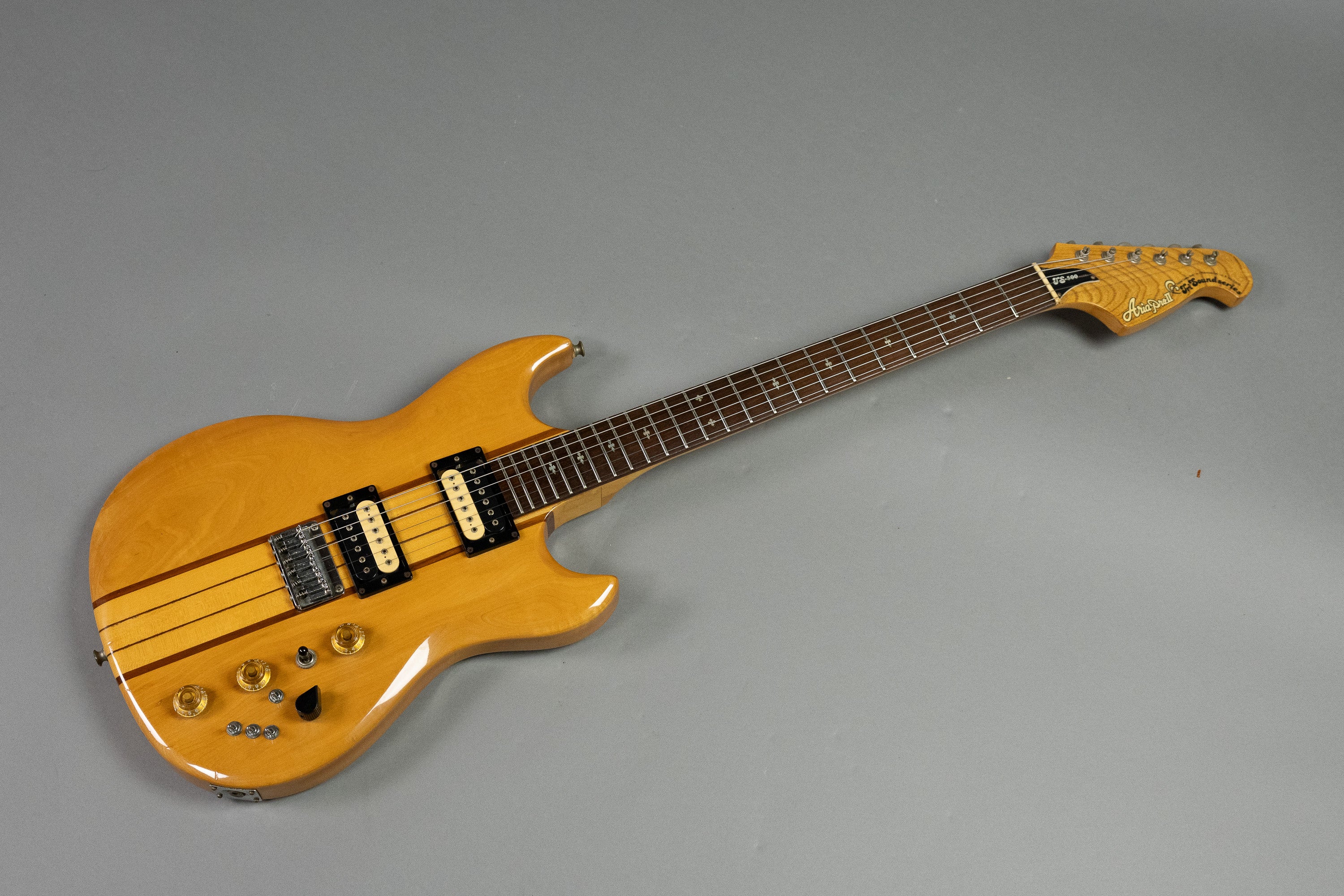 1980 Aria Pro II TS-500 Trisound (Japan, Natural, Gig Bag)