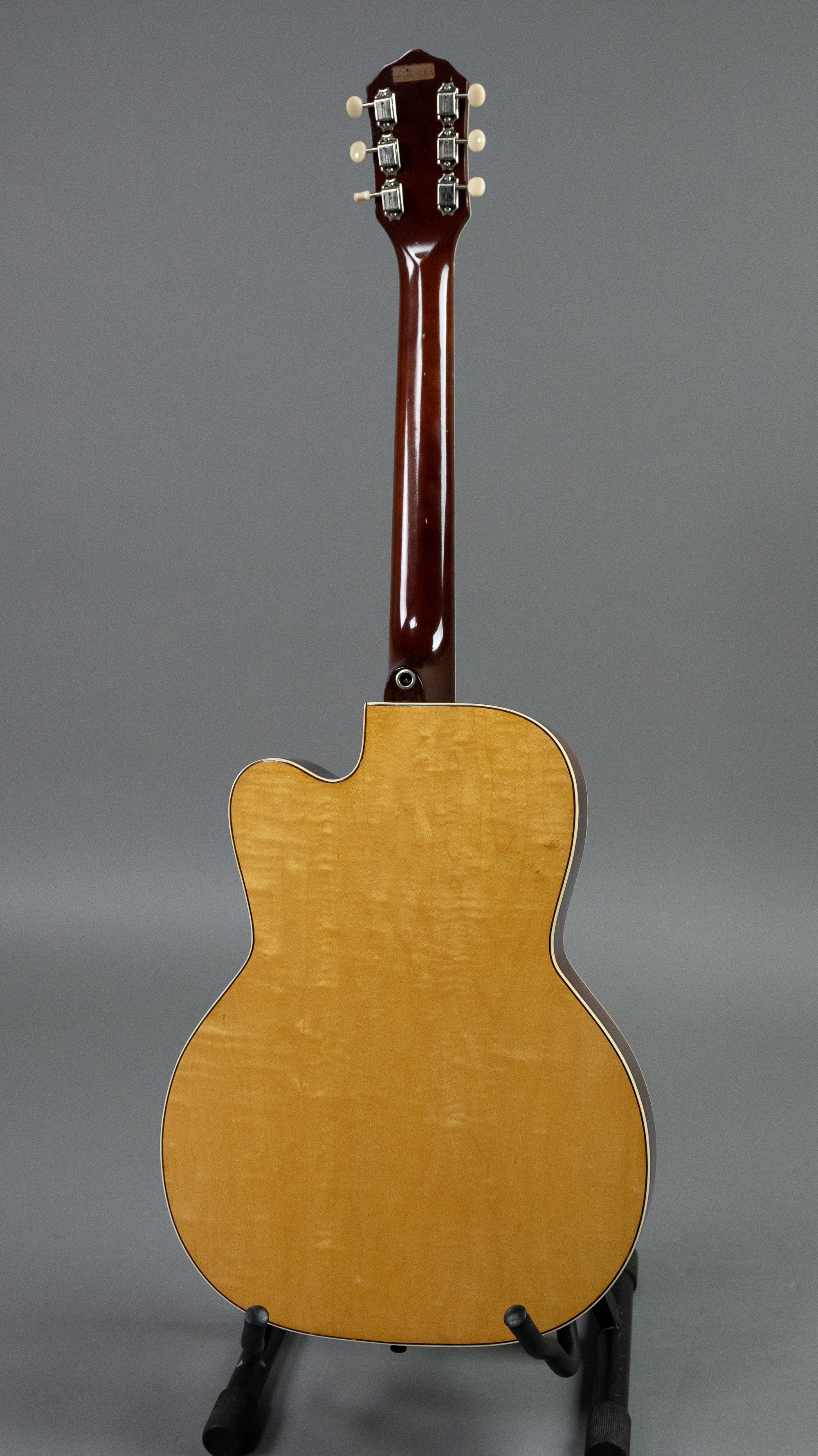 c1957 Kay K161 Thin Twin (USA, Natural, Pasteboard Case)