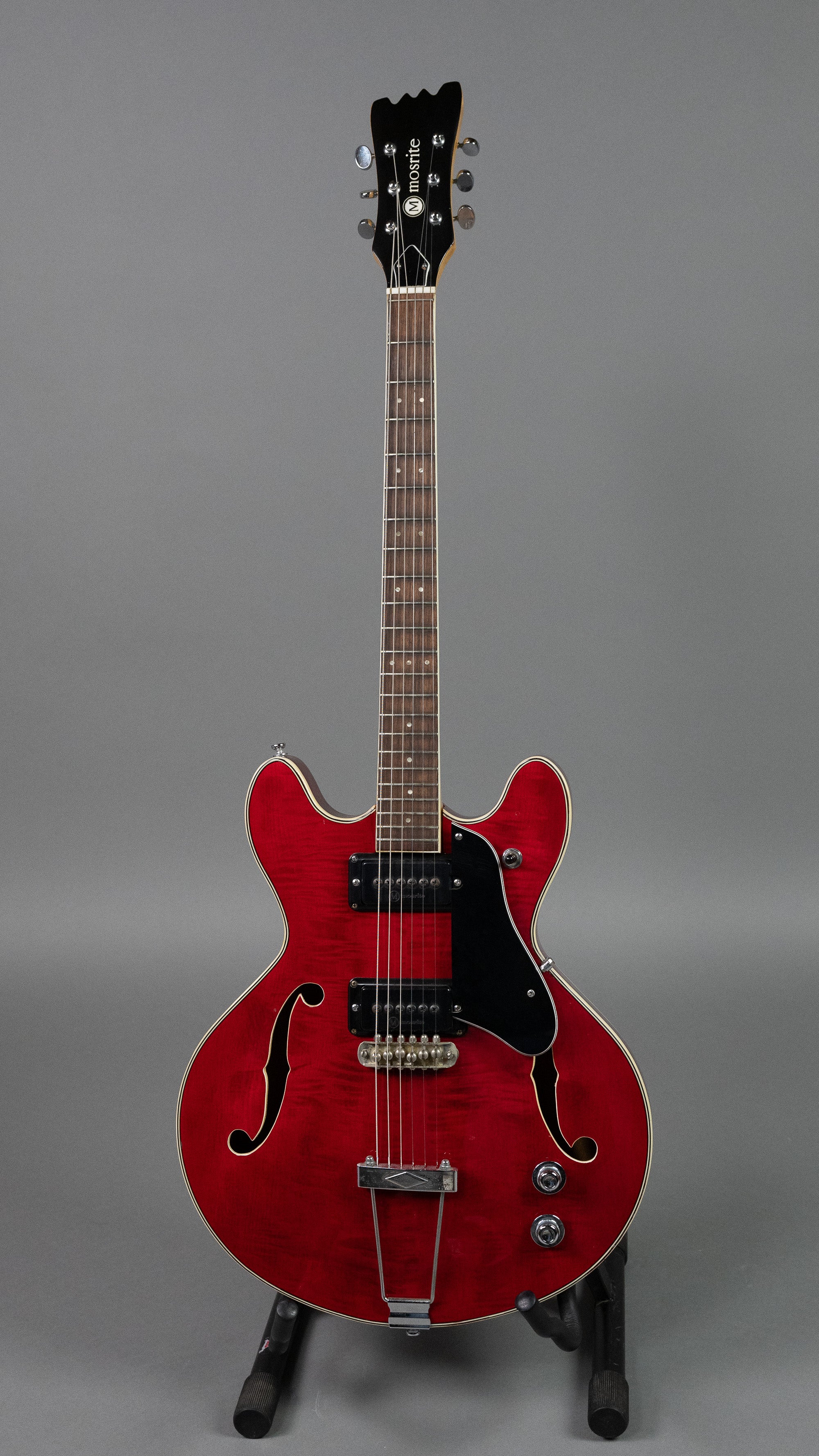 c1970s Mosrite Avenger Semi Hollow Red (Japan, Cherry Red)