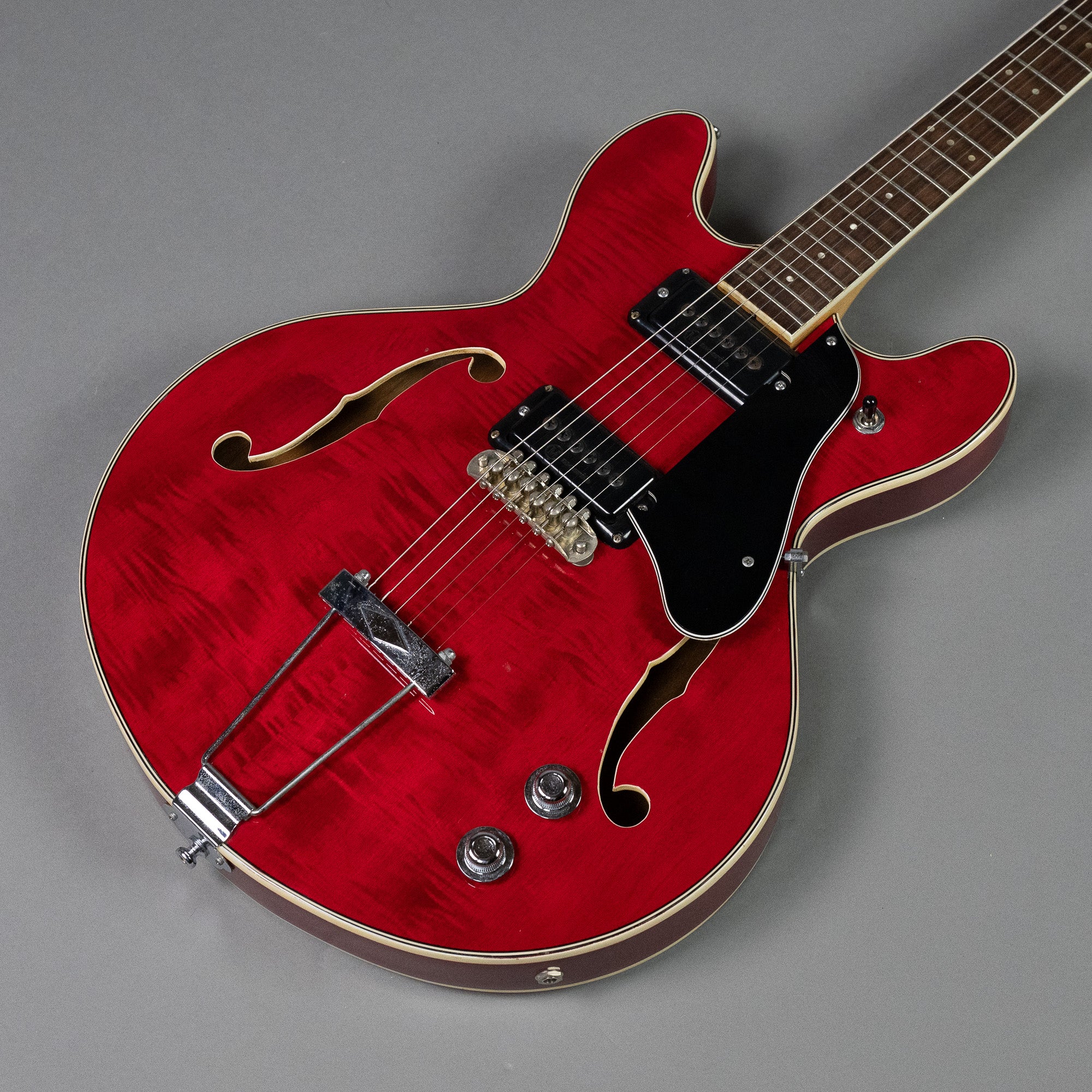 c1970s Mosrite Avenger Semi Hollow Red (Japan, Cherry Red)