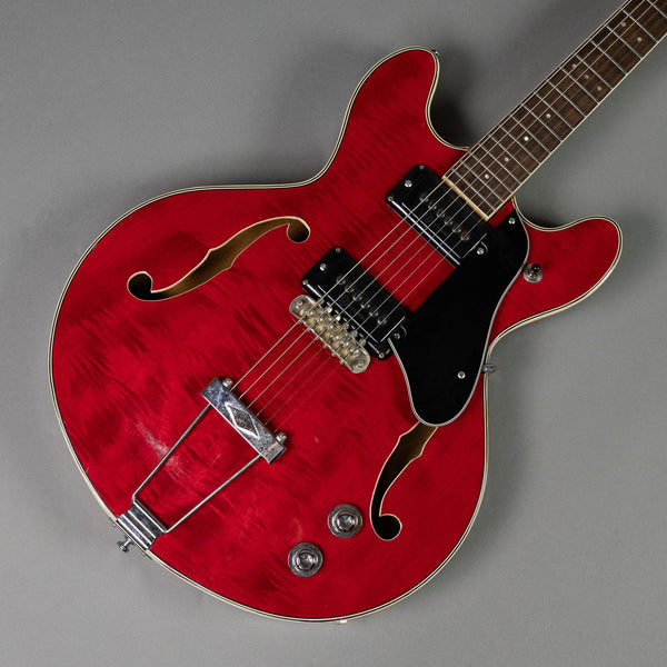 c1970s Mosrite Avenger Semi Hollow Red (Japan, Cherry Red)