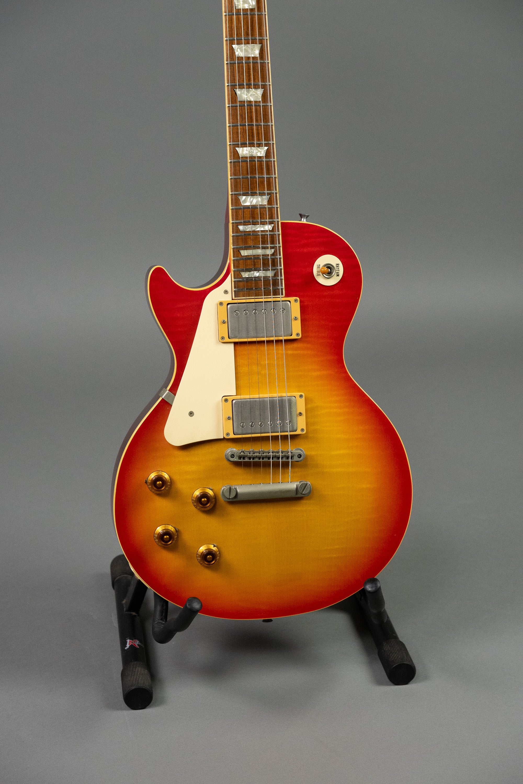 c1980s Burny Super Grade 'Les Paul' (Left Handed, Japan, Cherryburst)