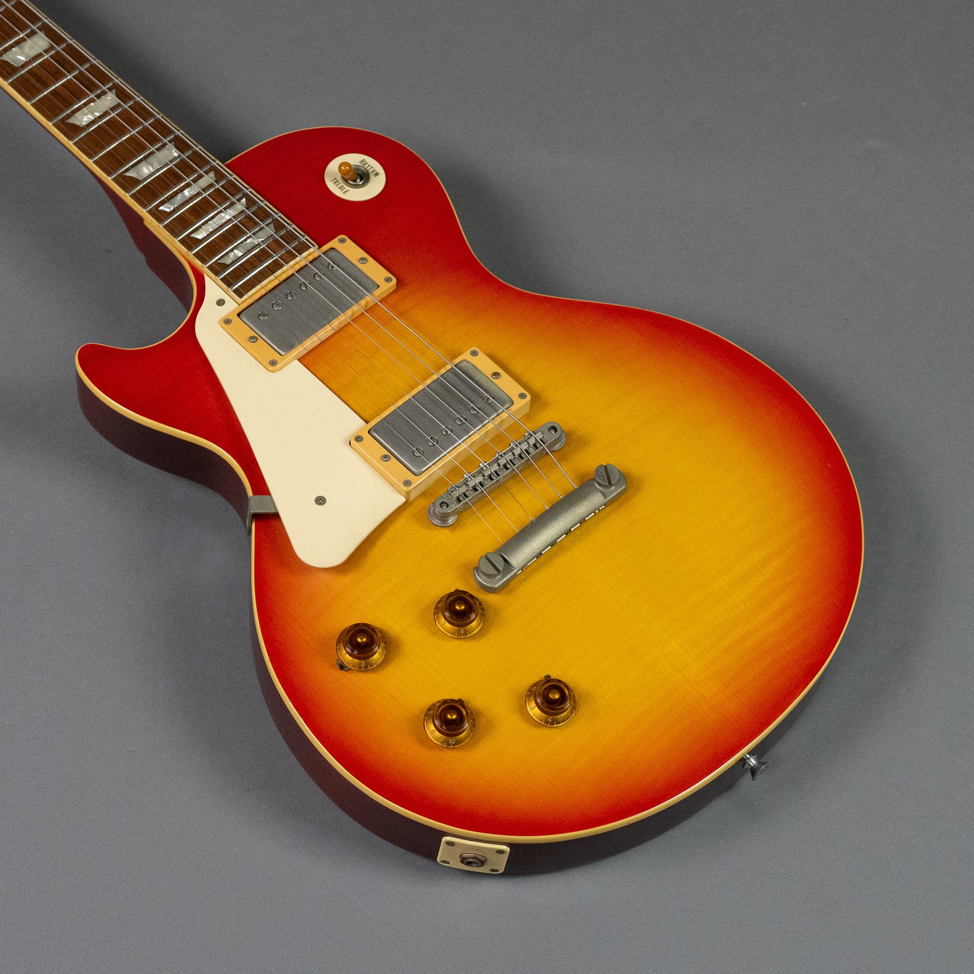 c1980s Burny Super Grade 'Les Paul' (Left Handed, Japan, Cherryburst)