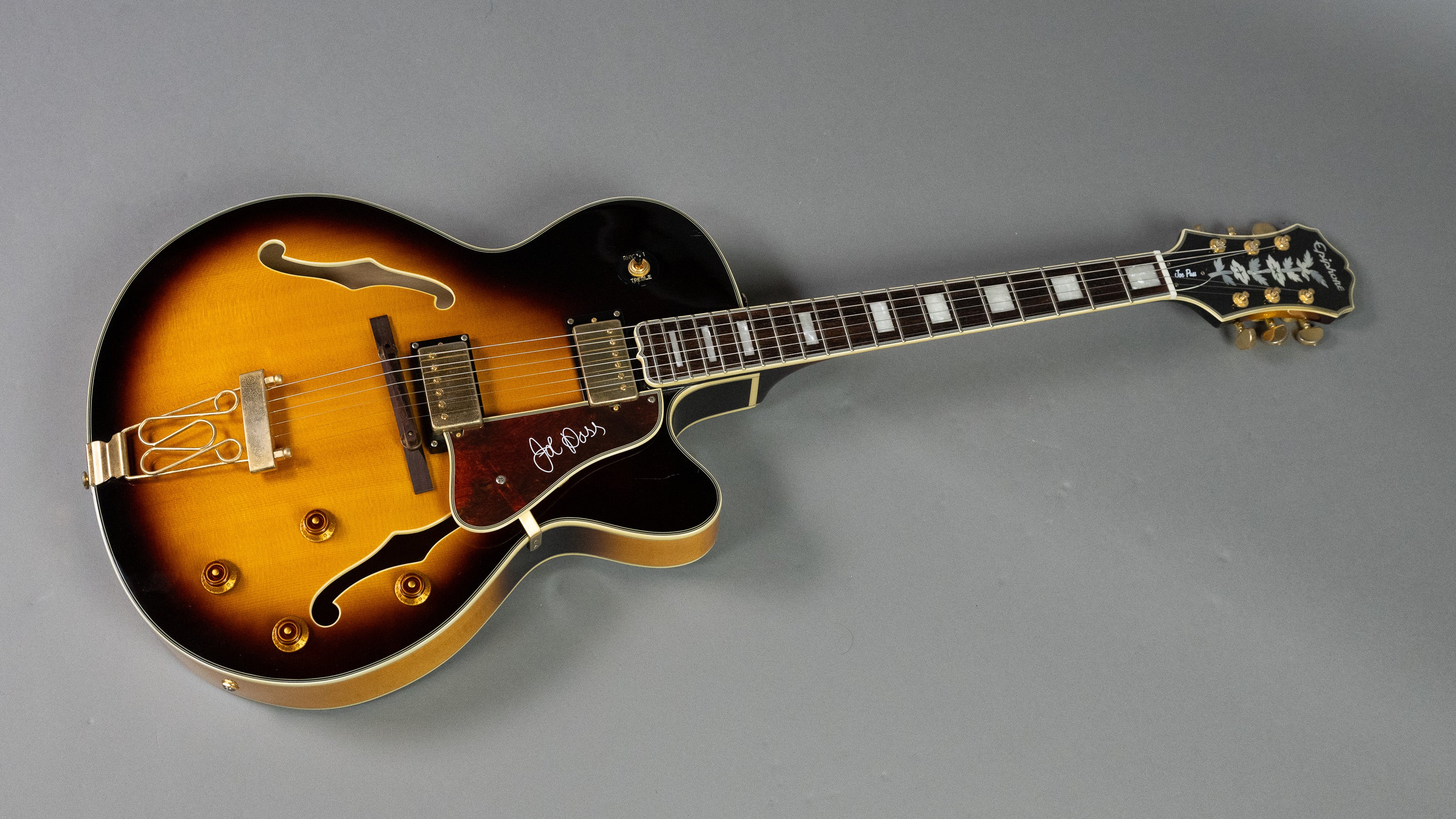 2004 Epiphone Joe Pass Signature Emperor (Korea, Sunburst, OHSC)