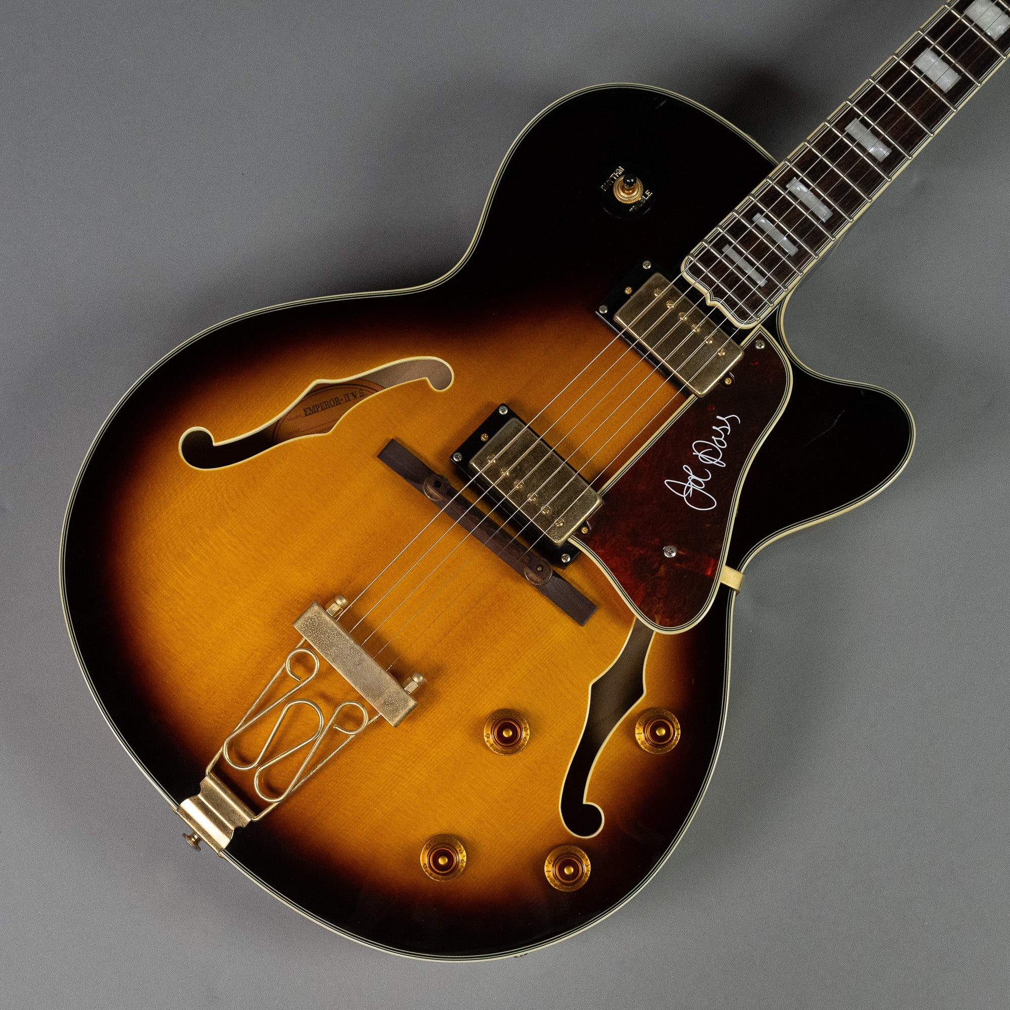 2004 Epiphone Joe Pass Signature Emperor (Korea, Sunburst, OHSC)