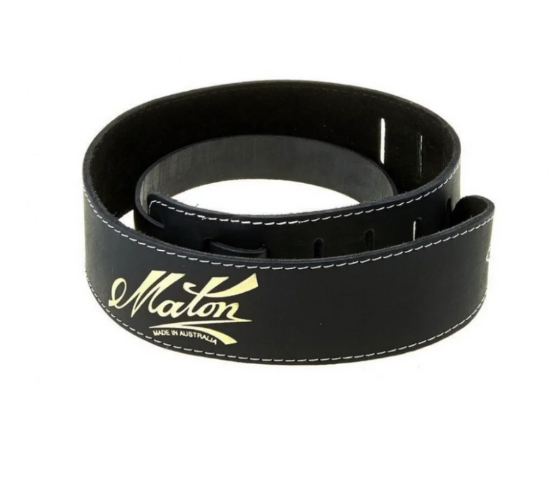 Maton 2.5 Soft Leather Strap (Black)