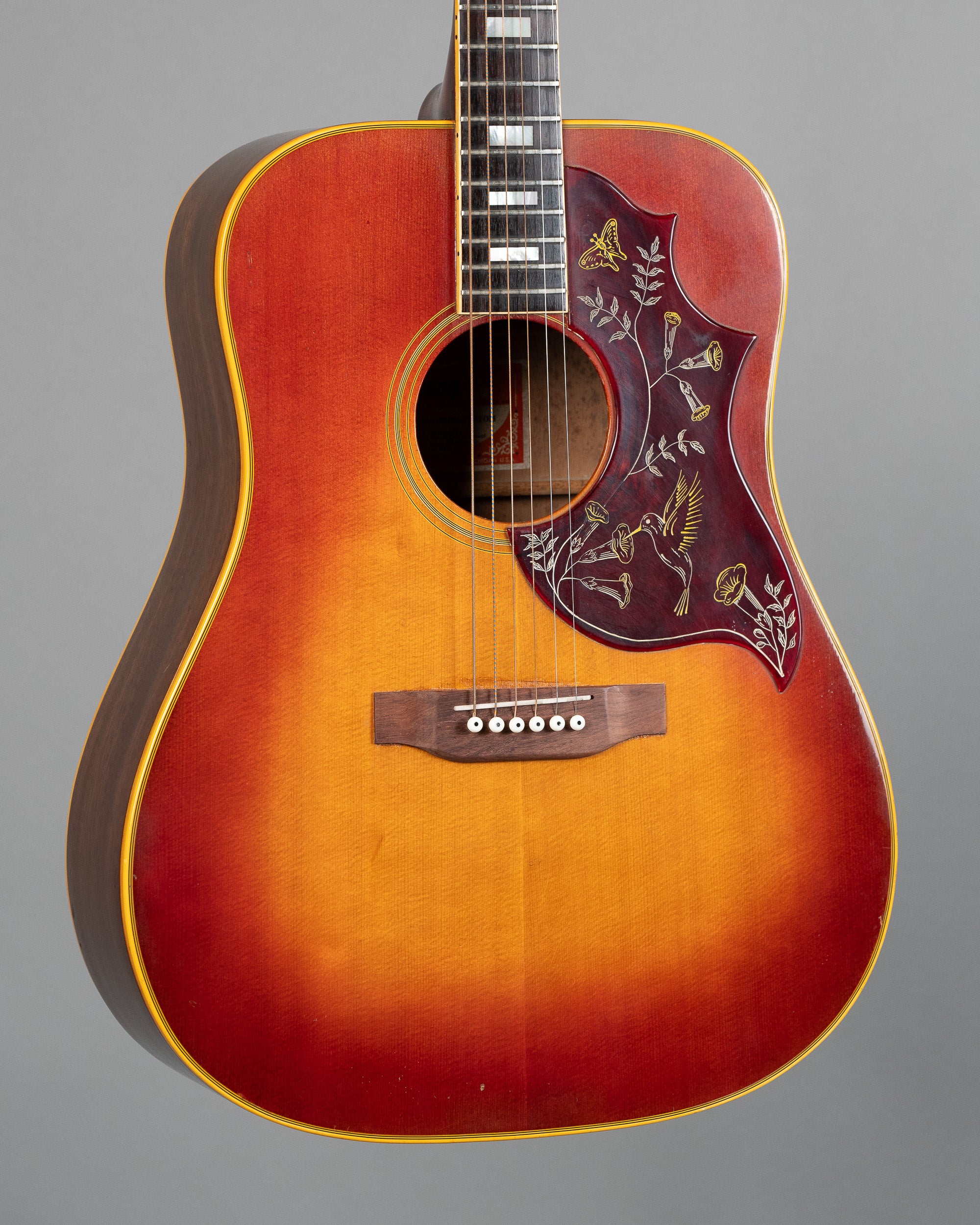 c1973 Gibson Hummingbird Custom (USA, Sunburst, HSC)