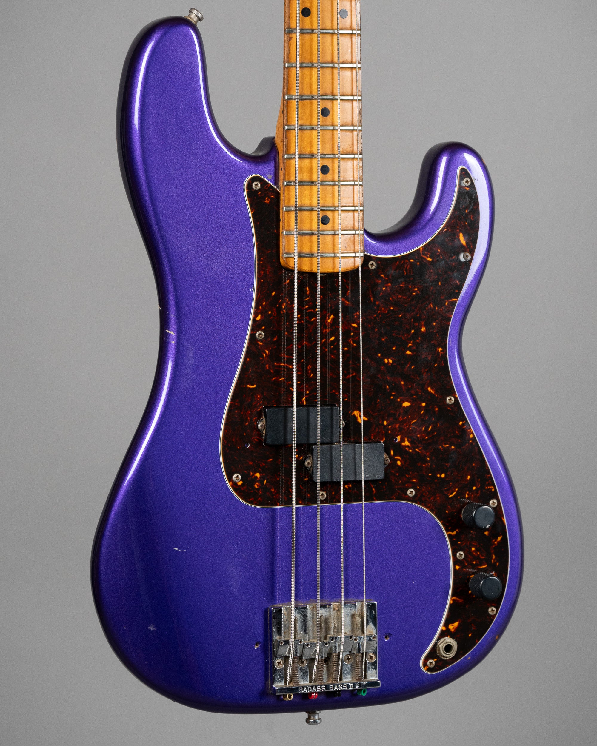 1977 Fender Precision Bass (USA, Purple Refin, HSC)