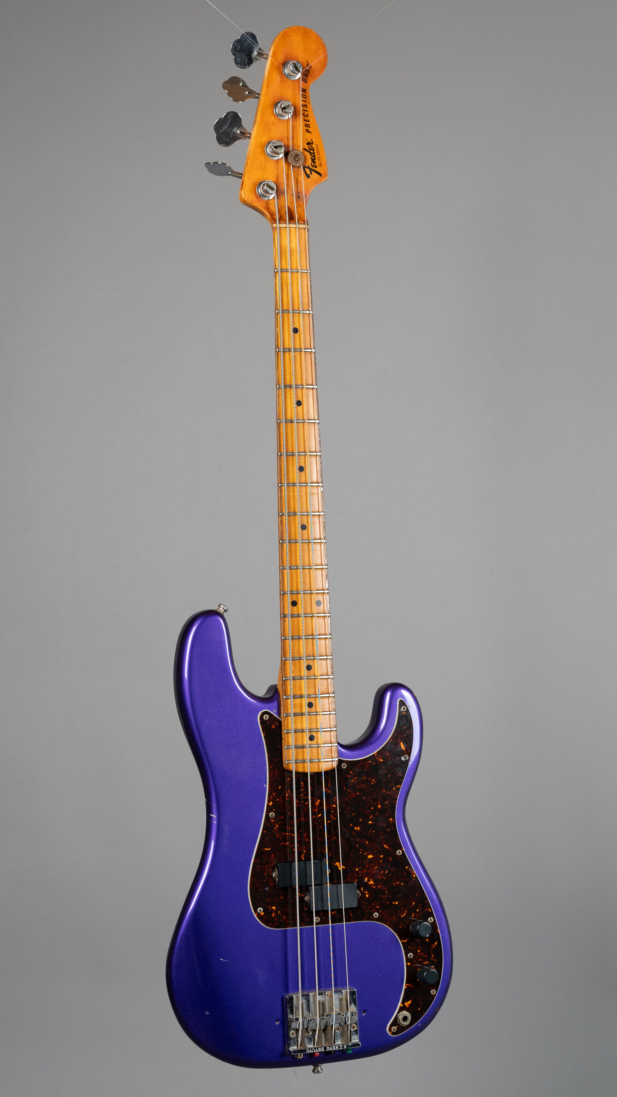 1977 Fender Precision Bass (USA, Purple Refin, HSC)