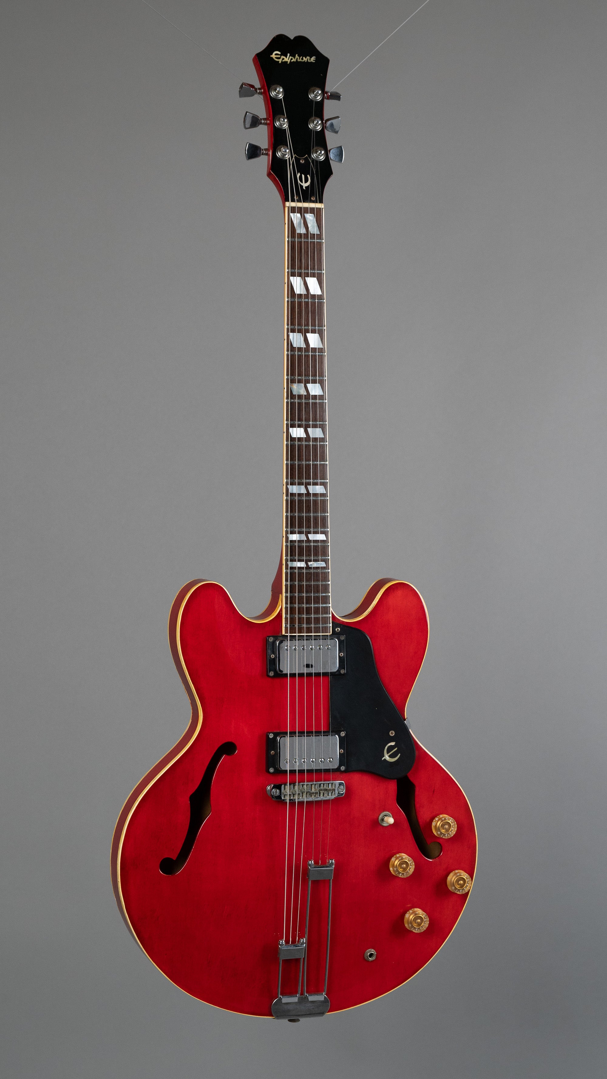 c1975 Epiphone Riviera (Japan, Cherry, OHSC)