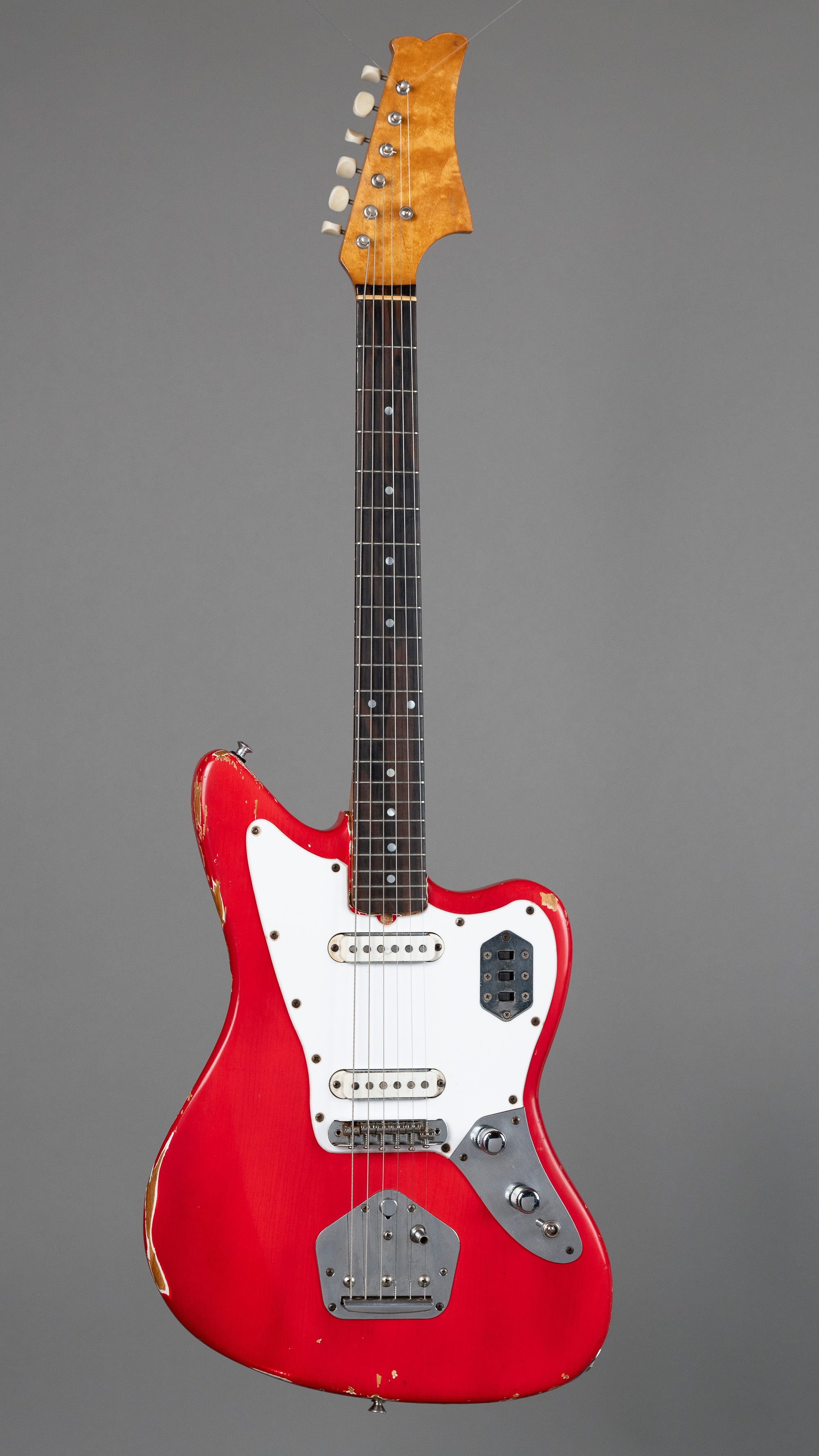 c1960s Elk Deluxe Jaguar (Japan, Love Red, HSC)