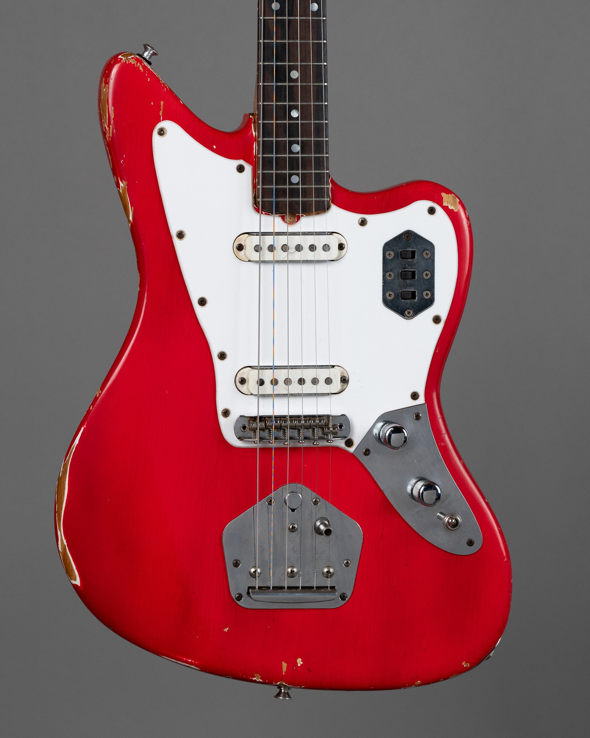 c1960s Elk Deluxe Jaguar (Japan, Love Red, HSC)