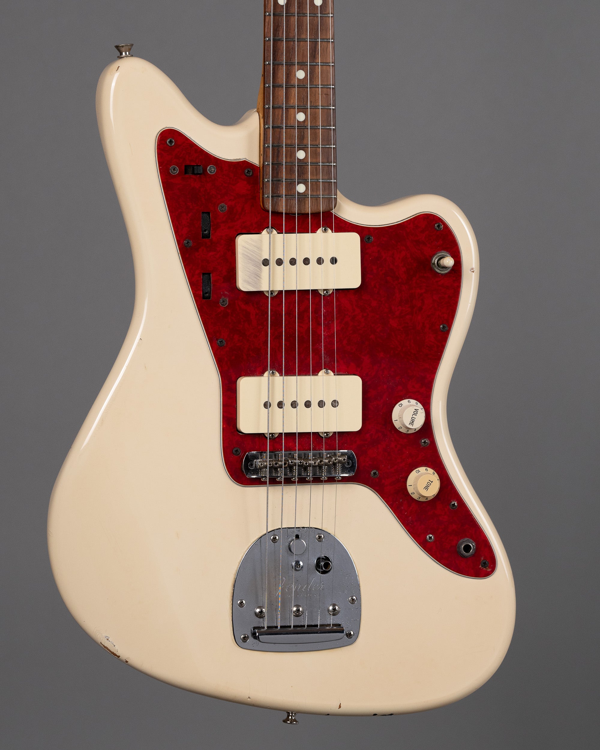 1997 Fender Jazzmaster '62RI (Japan, Olympic White Refin, Gig Bag)