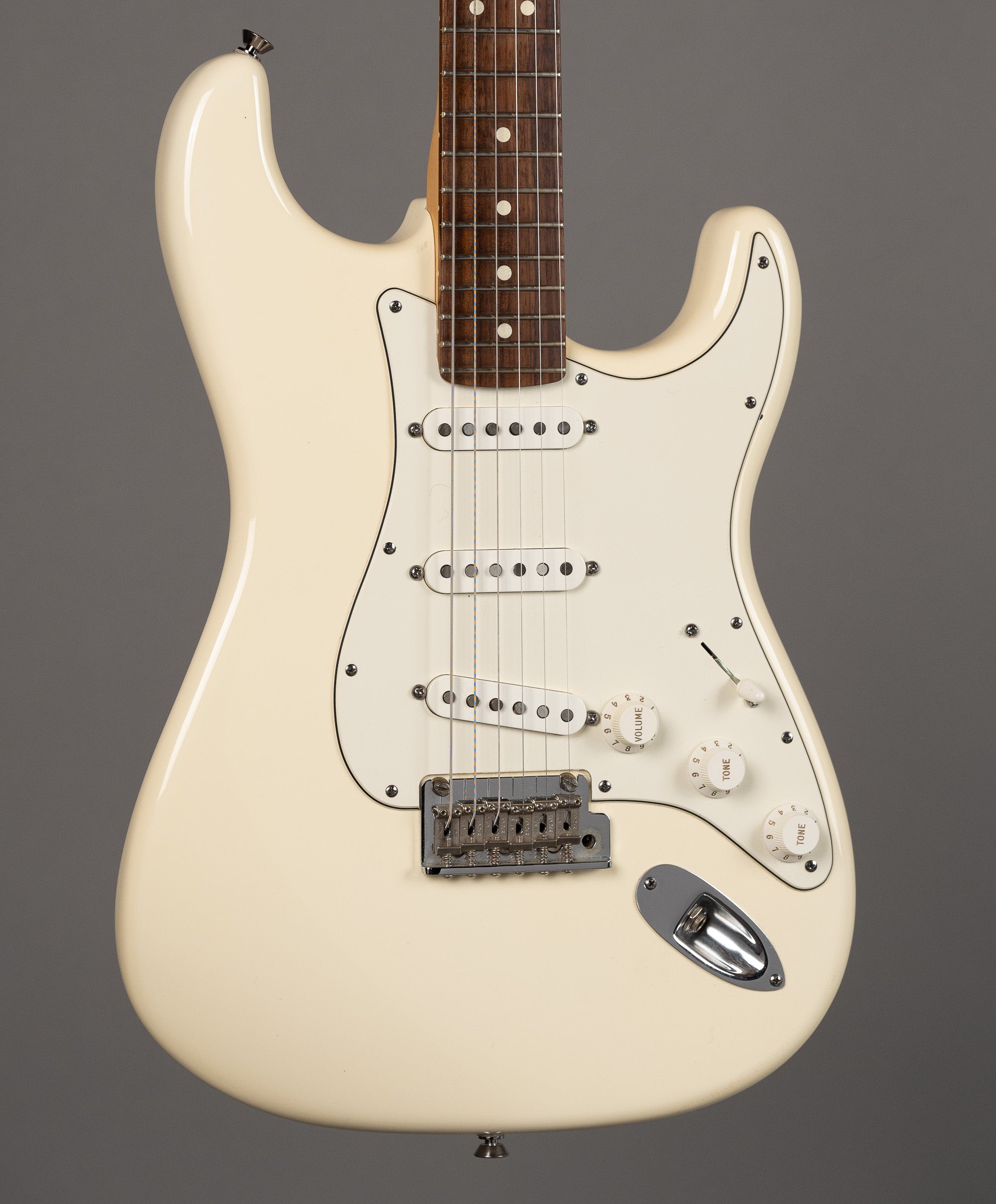 2010 Fender Stratocaster (USA, Vintage White, OHSC)