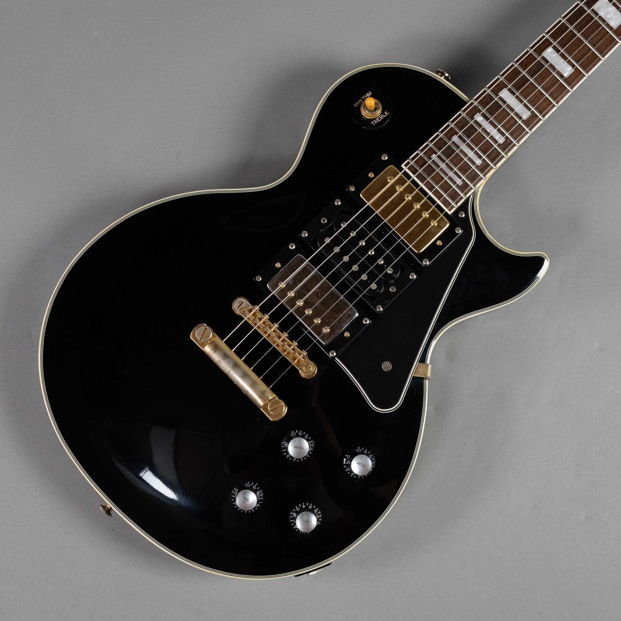 2005 Epiphone Les Paul Custom 3 Pickup  (Korea, Black)