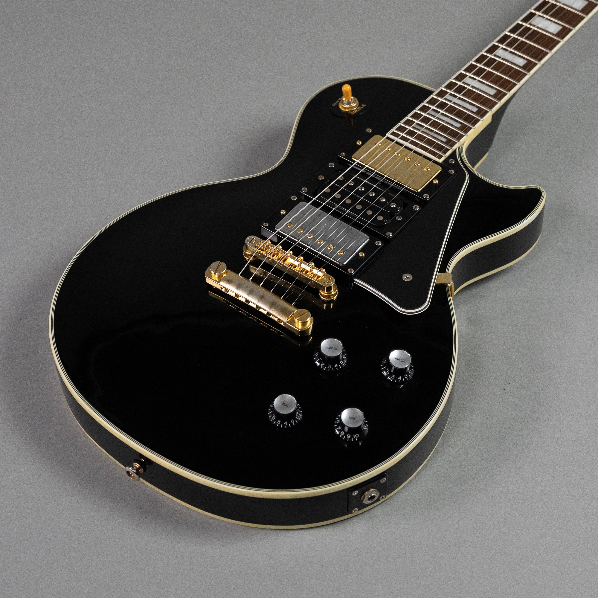 2005 Epiphone Les Paul Custom 3 Pickup  (Korea, Black)