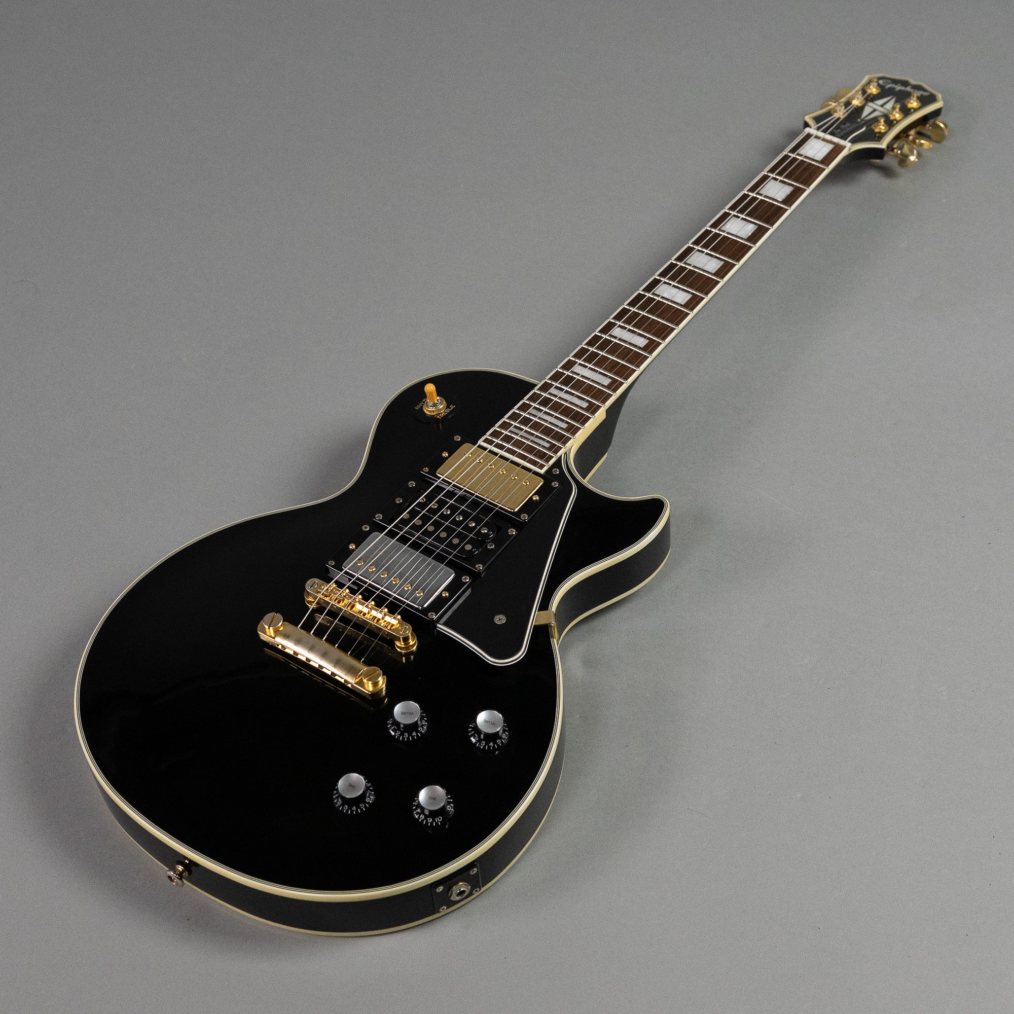 2005 Epiphone Les Paul Custom 3 Pickup  (Korea, Black)