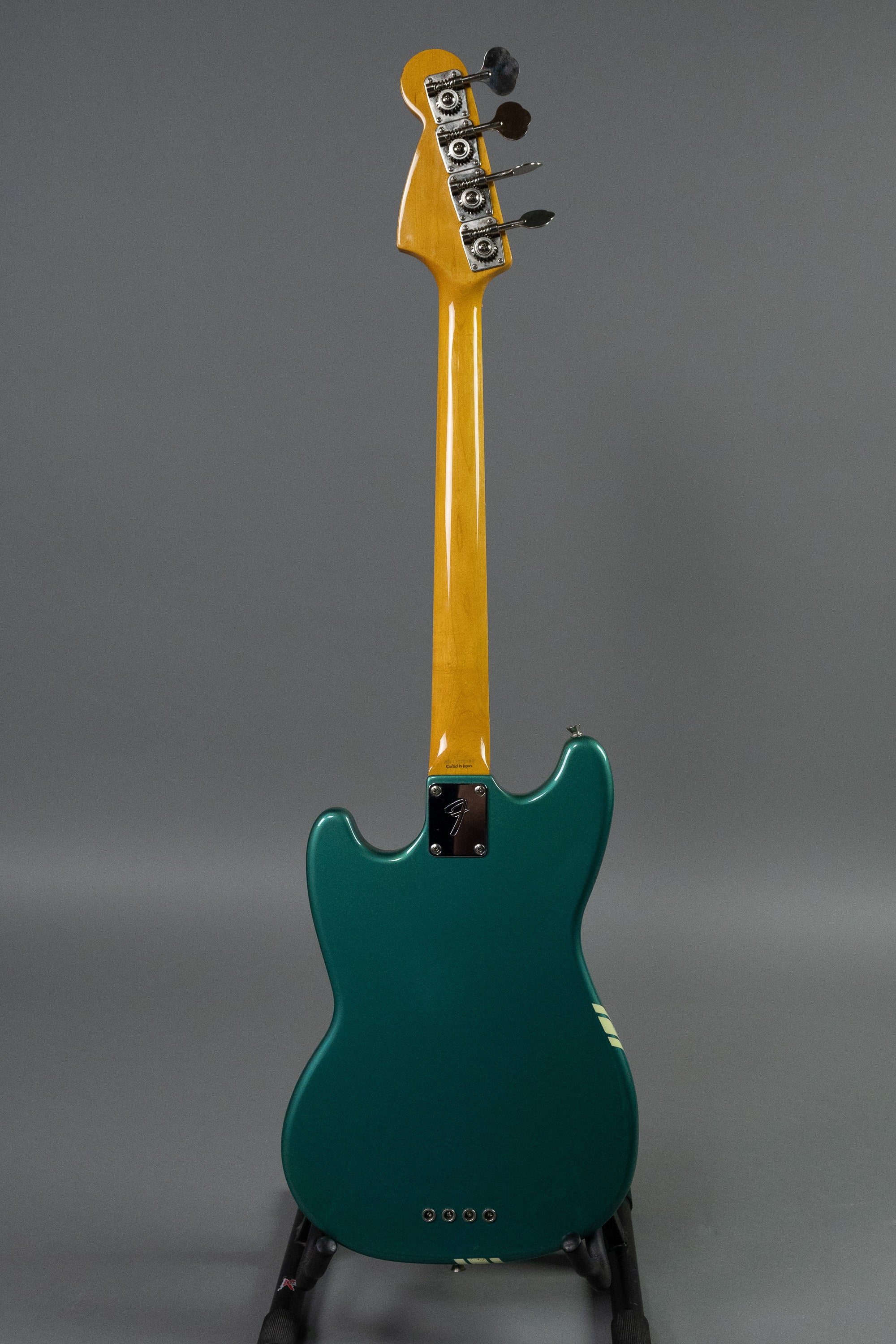 2002 Fender Mustang Bass (Japan, Ocean Turquoise, Comp Stripe)