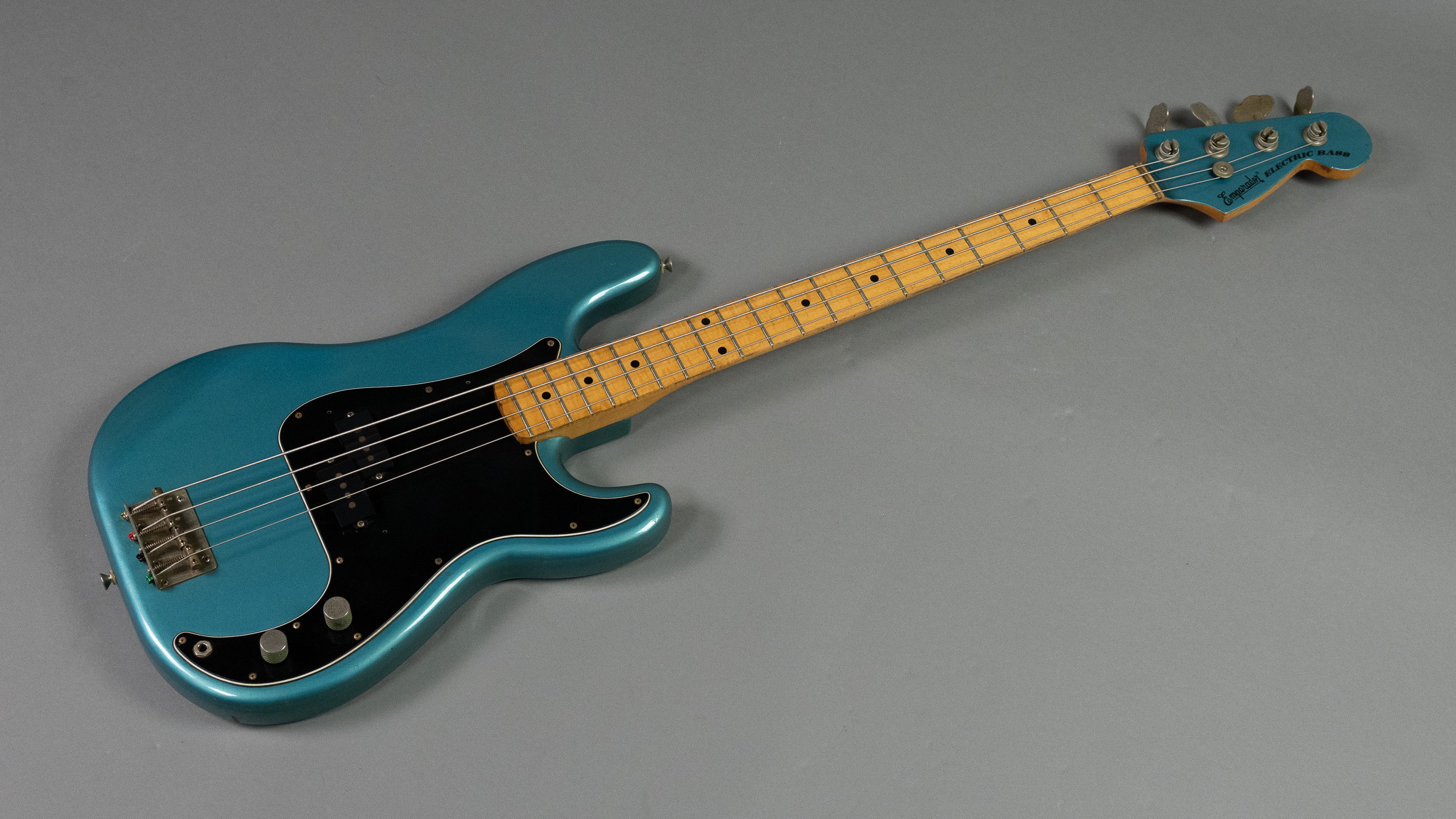 c1977 Emperador Electric Bass (Japan, Ocean Turquoise, Gig Bag)