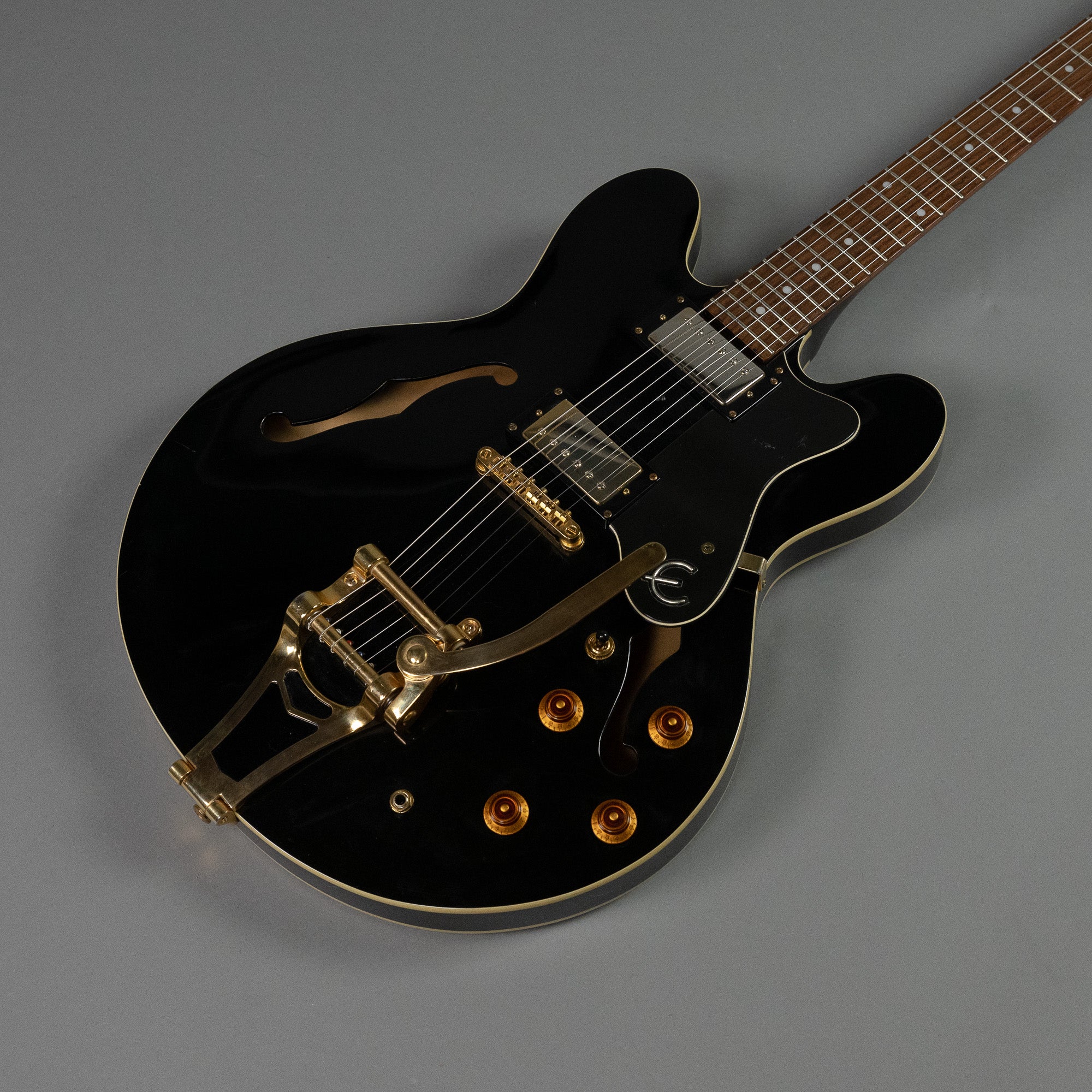 2006 Epiphone Dot (Korea, Black, Bigsby)