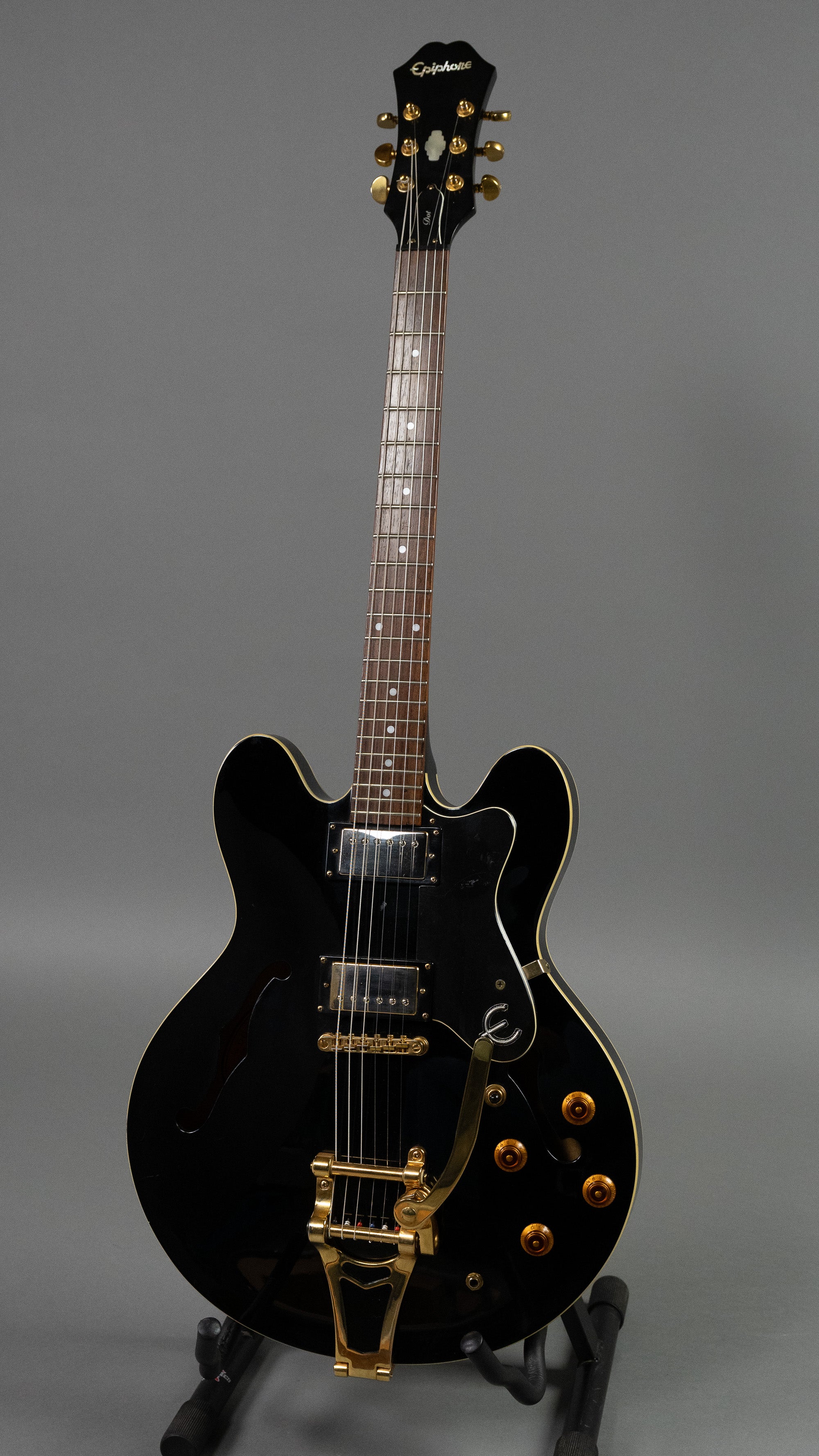 2006 Epiphone Dot (Korea, Black, Bigsby)