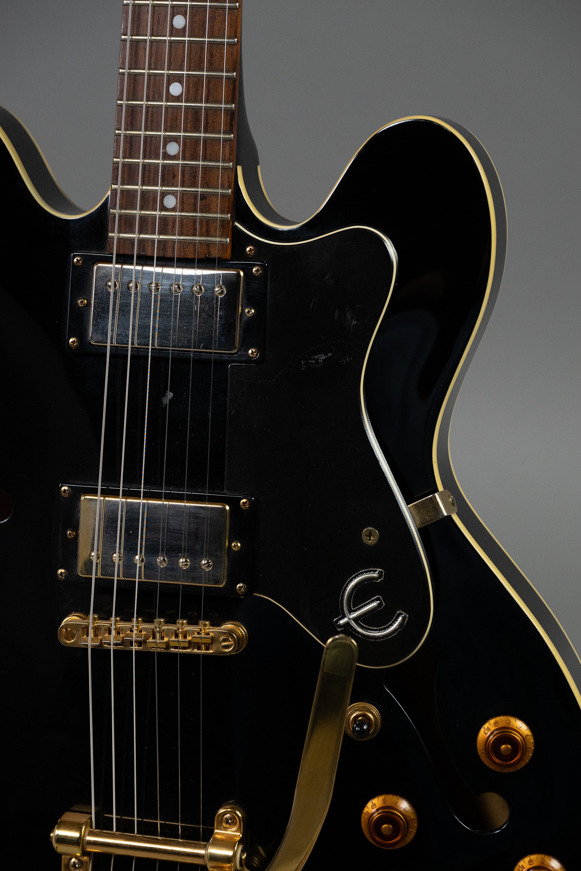 2006 Epiphone Dot (Korea, Black, Bigsby)