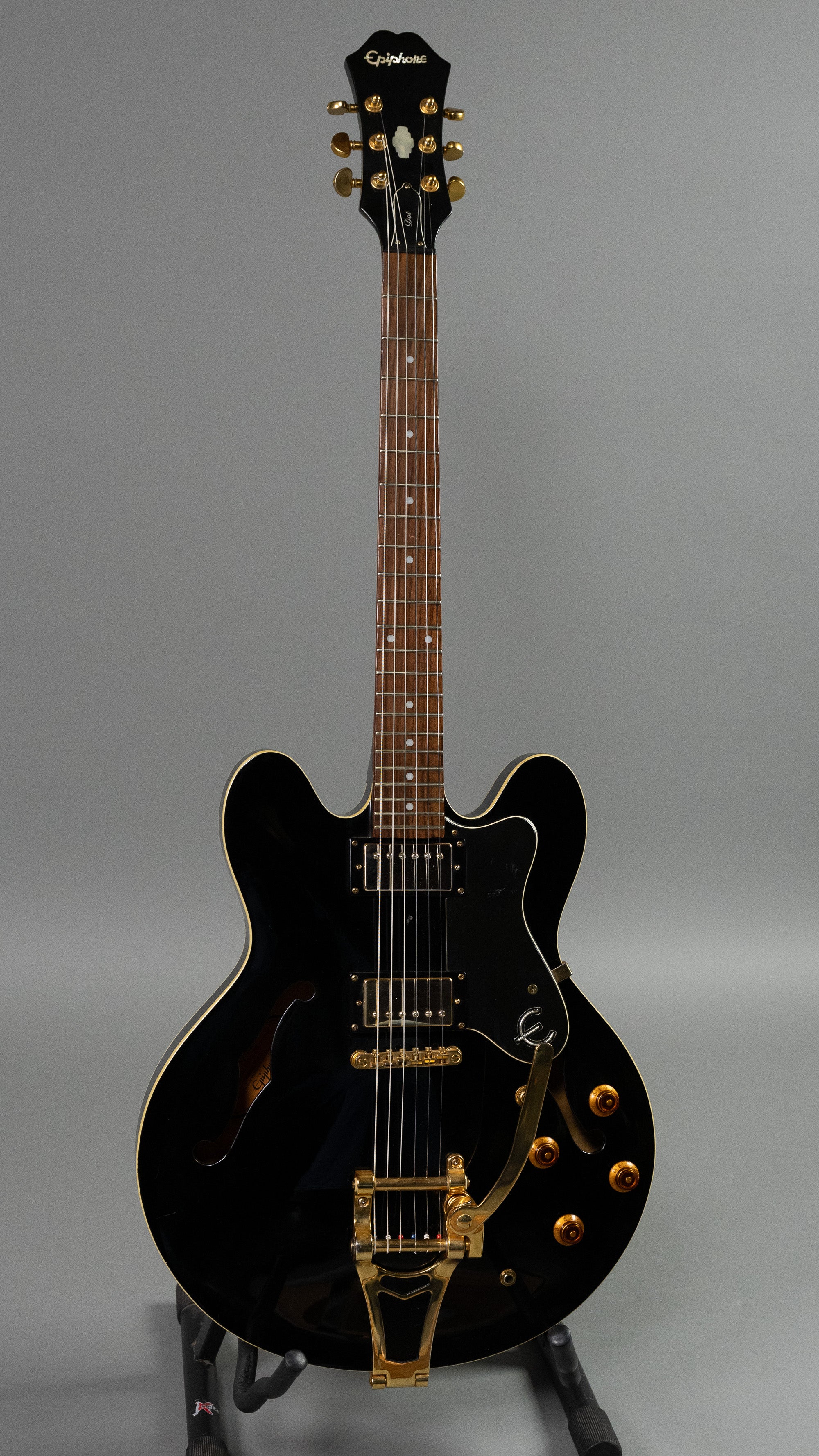 2006 Epiphone Dot (Korea, Black, Bigsby)